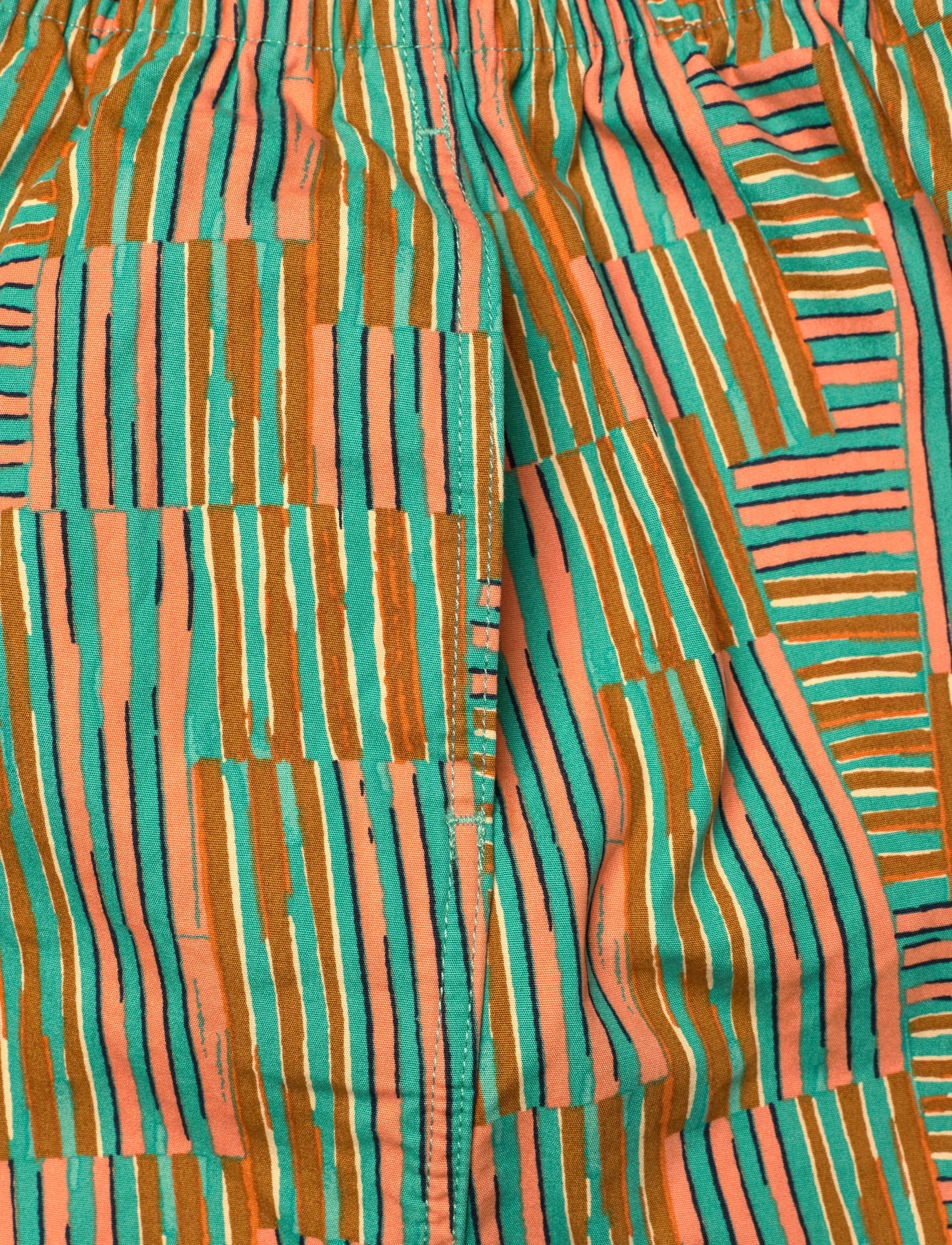 Patagonia - W's Funhoggers Shorts - freizeit shorts - quilty fitz: heartleaf green - 5