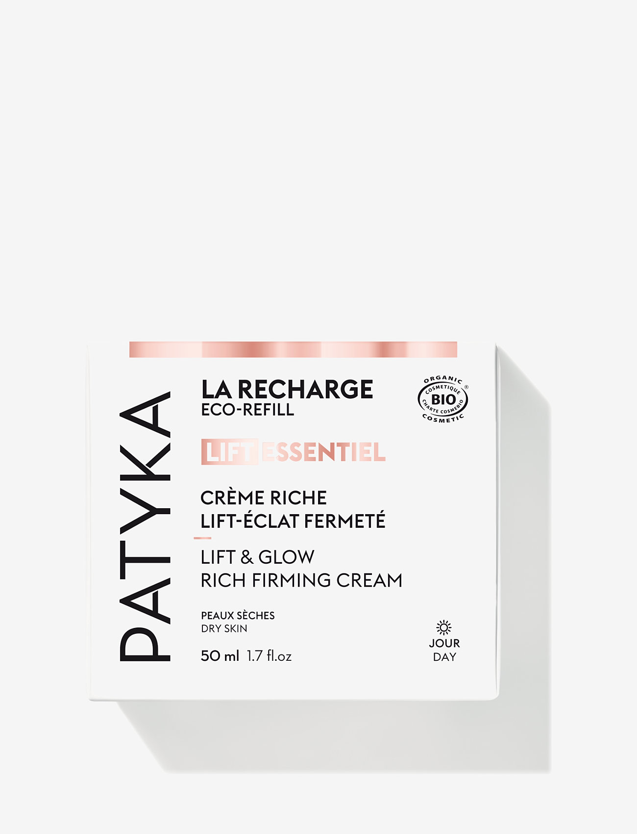 Patyka - Lift & Glow Rich Firming Cream – Dry Skin - Refill 50ml - päivävoiteet - clear - 0