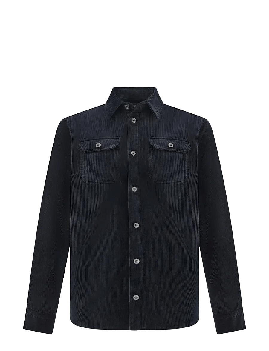 Paul & Shark - Paul & Shark CORDUROY OVERSHIRT - osta olukorra järgi - blue navy - 1