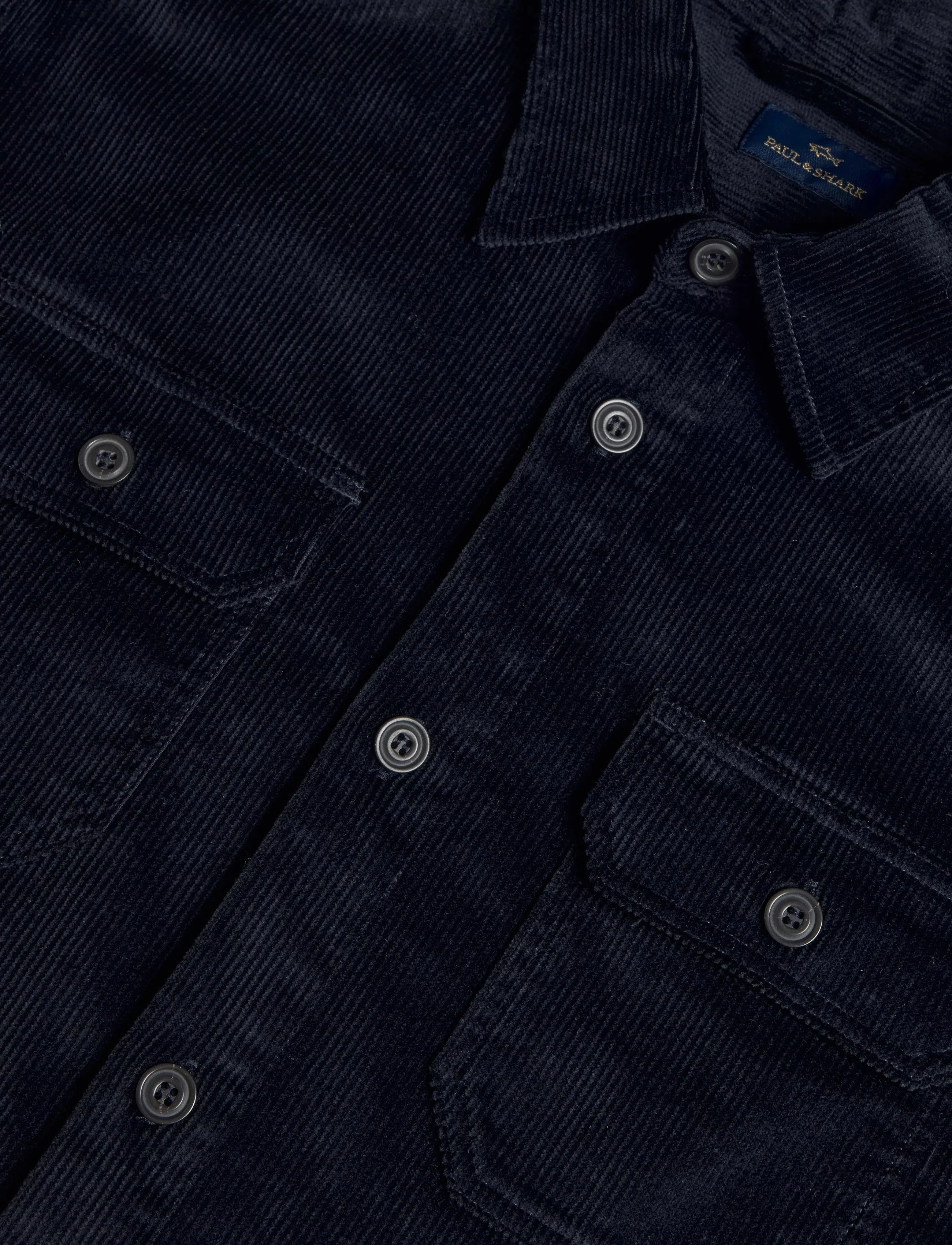 Paul & Shark - Paul & Shark CORDUROY OVERSHIRT - shop by occasion - blue navy - 4