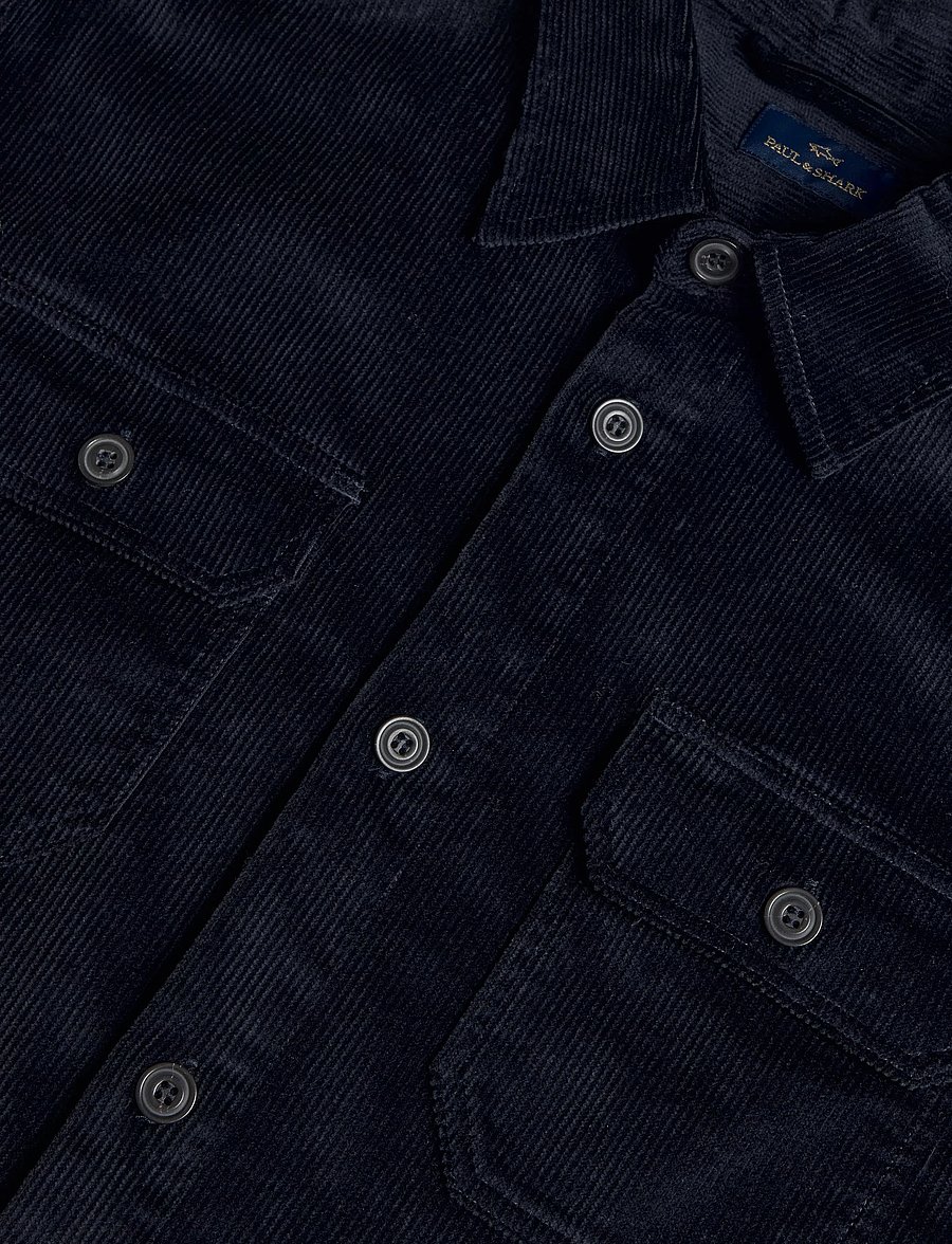Paul & Shark - Paul & Shark CORDUROY OVERSHIRT - shop by occasion - blue navy - 4