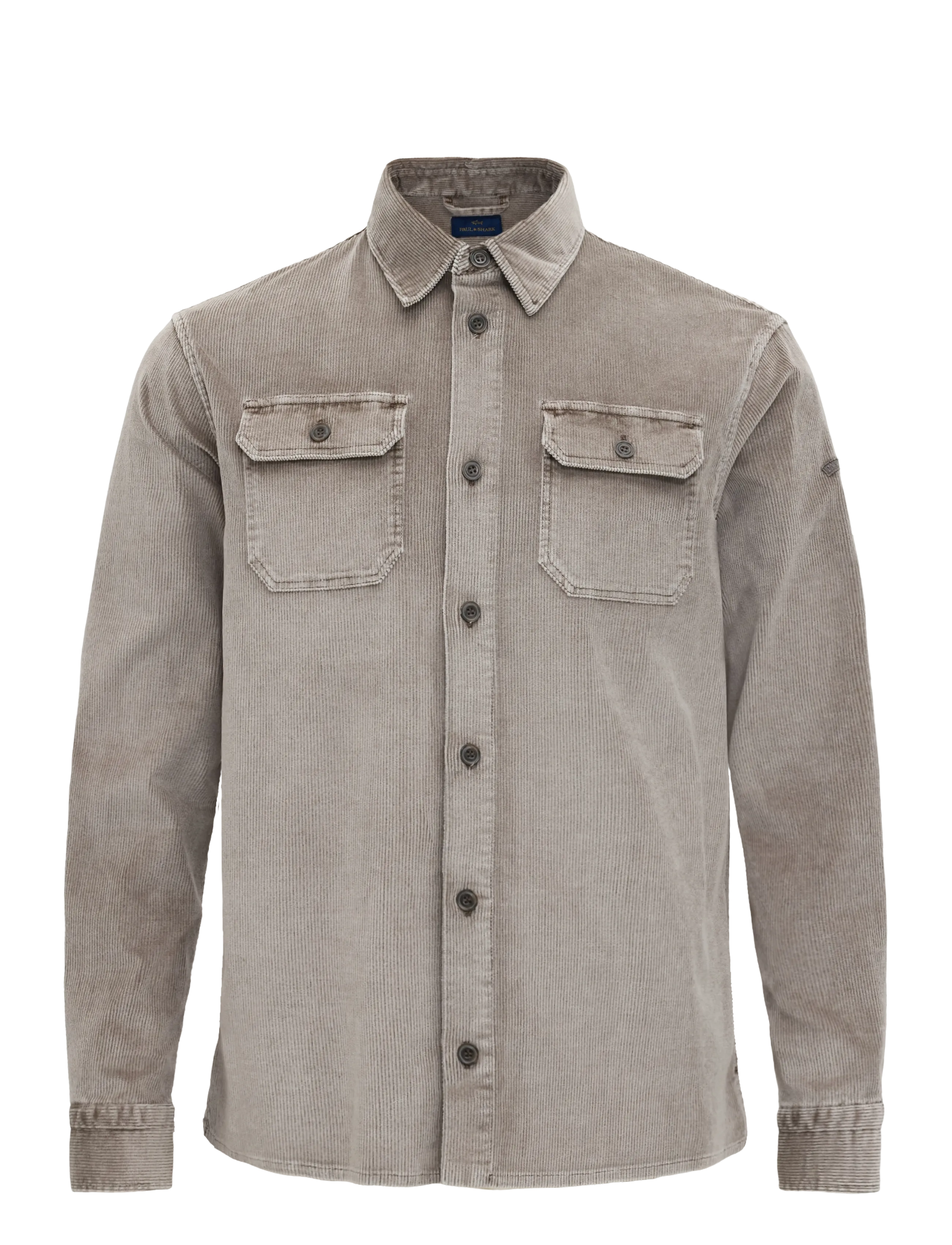 Paul & Shark Paul & Shark CORDUROY OVERSHIRT - Kleidung - DOVE GREY / grey