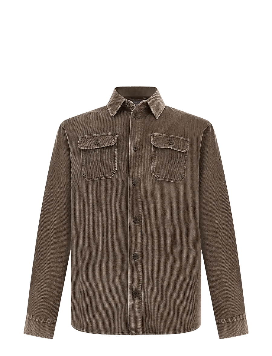 Paul & Shark - Paul & Shark CORDUROY OVERSHIRT - shop efter anledning - dove grey - 0