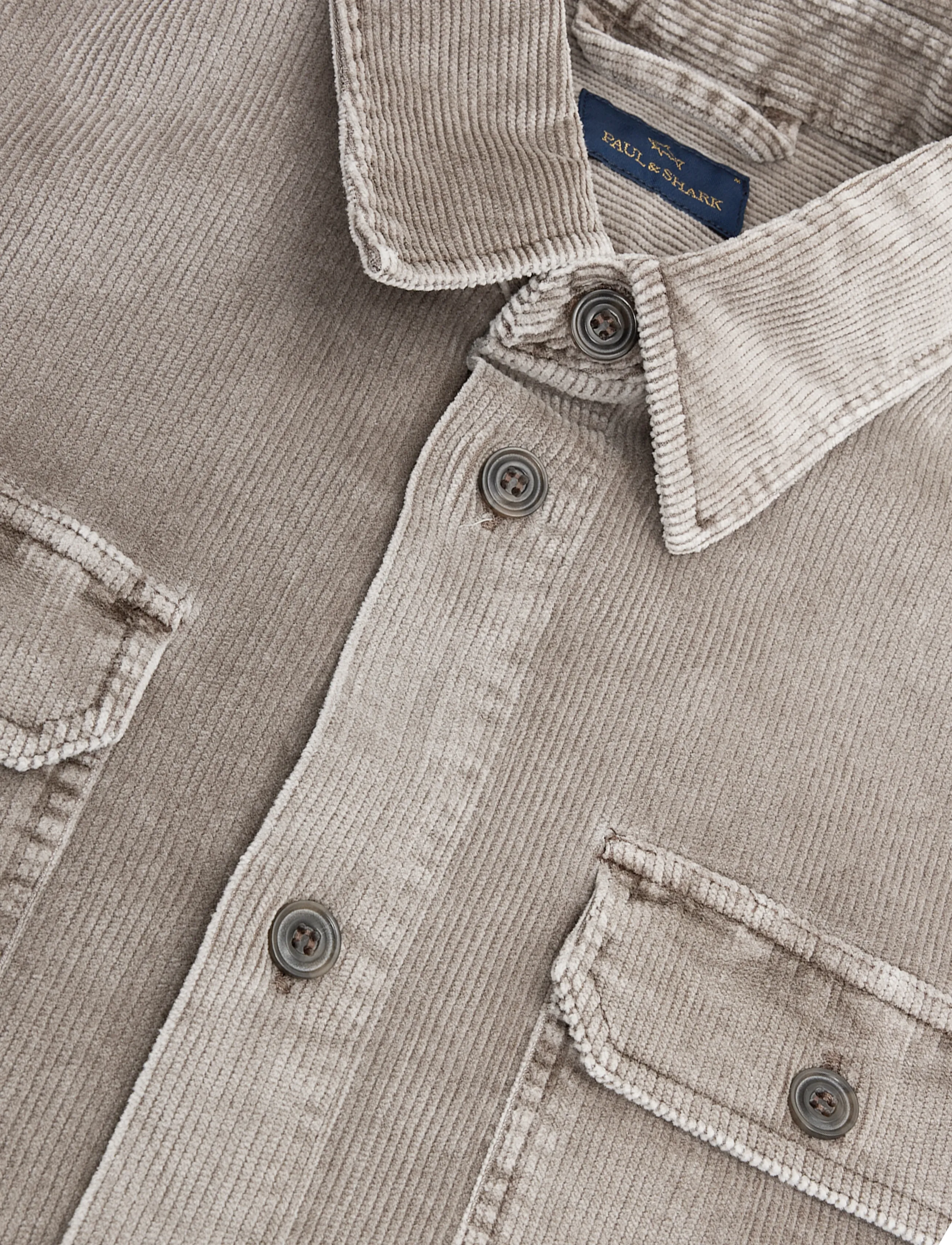 Paul & Shark - Paul & Shark CORDUROY OVERSHIRT - Überhemden - dove grey - 2