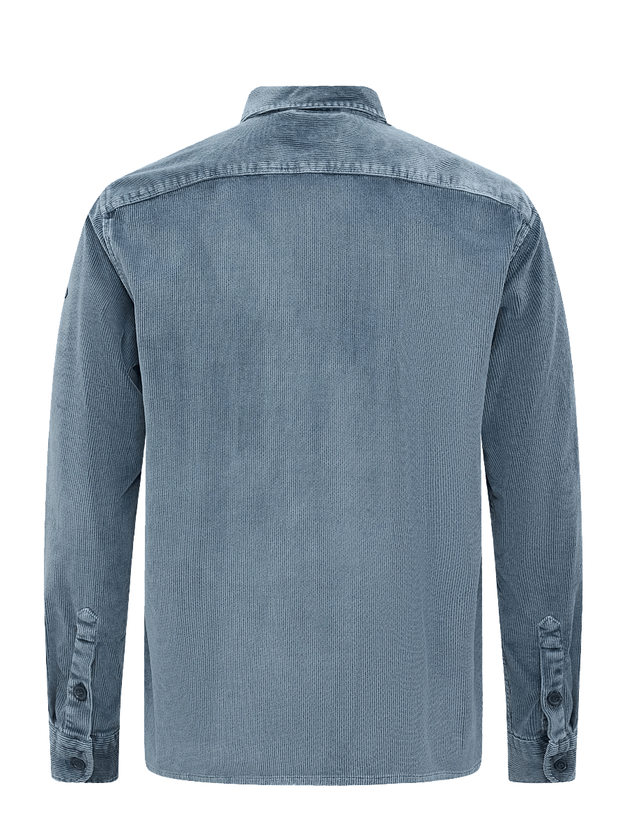 Paul & Shark - Paul & Shark CORDUROY OVERSHIRT - shop by occasion - iron blue - 2