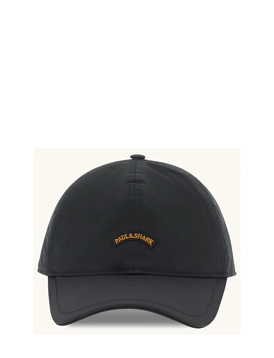 Paul & Shark - MEN'S WOVEN BASEBALL CAP - kepsar - black - 0