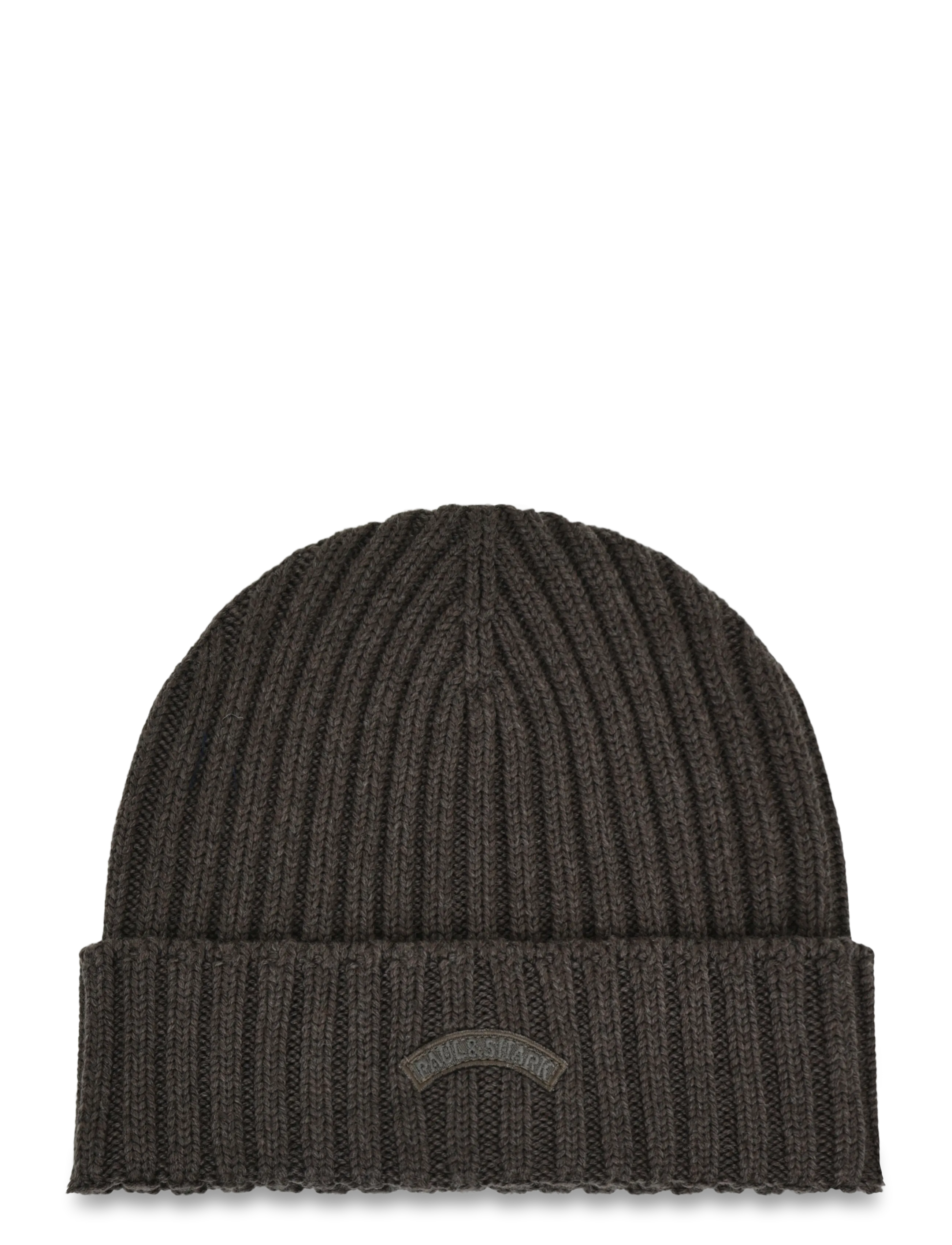 Paul & Shark Paul & Shark MEN'S WOOLLEN HAT - Kootud mütsid - MELANGE TAUPE / brown