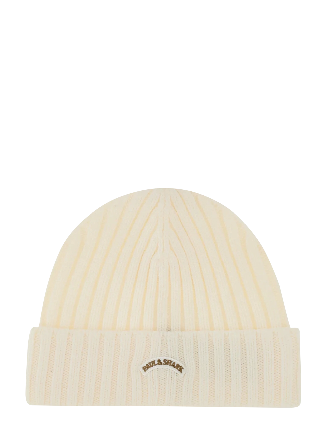 Paul & Shark Paul & Shark MEN'S WOOLLEN HAT - Kootud mütsid - OFF WHITE / cream
