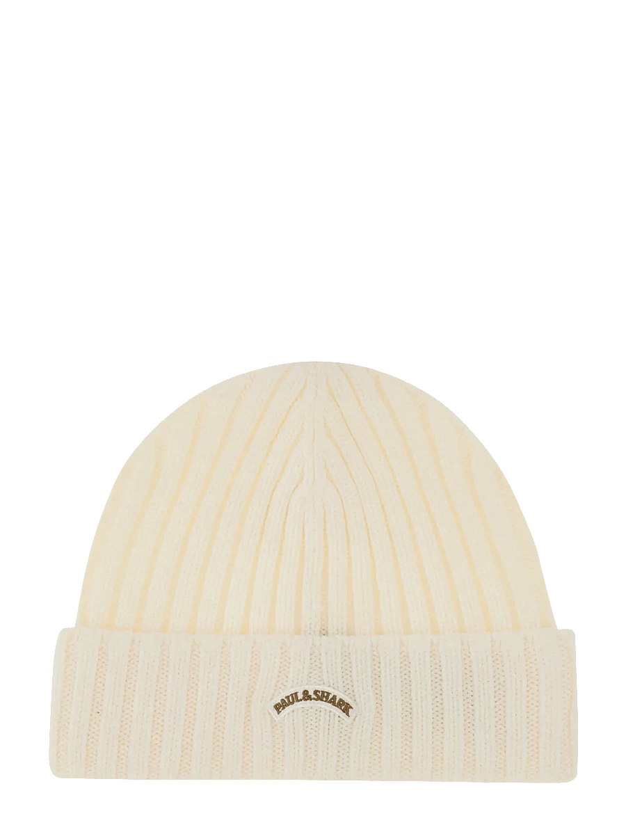 Paul & Shark - Paul & Shark MEN'S WOOLLEN HAT - shop by occasion - off white - 0