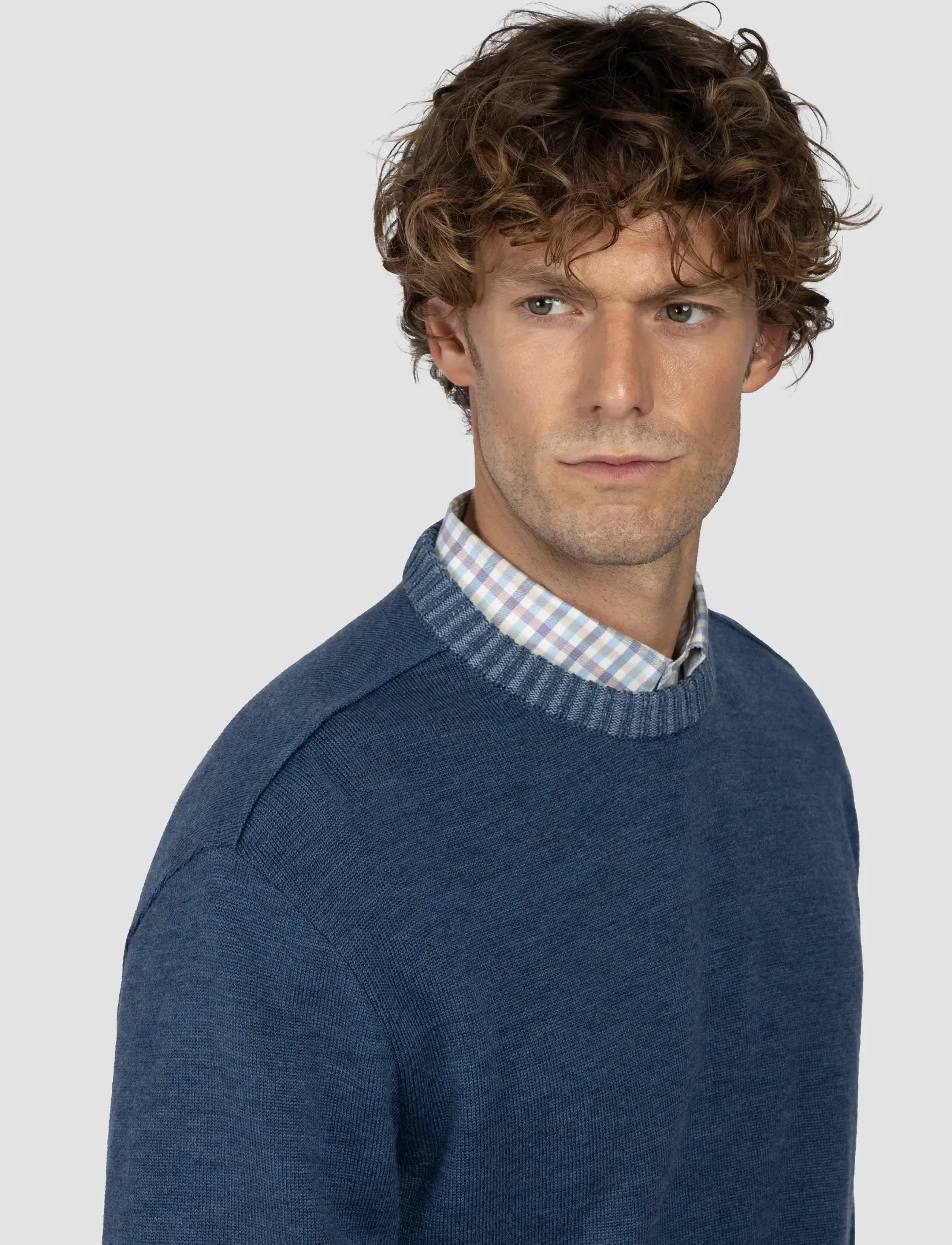 PAUL & SHARK Men's Knitted Wool Roundneck Sweater stickade tröjor – bild 3