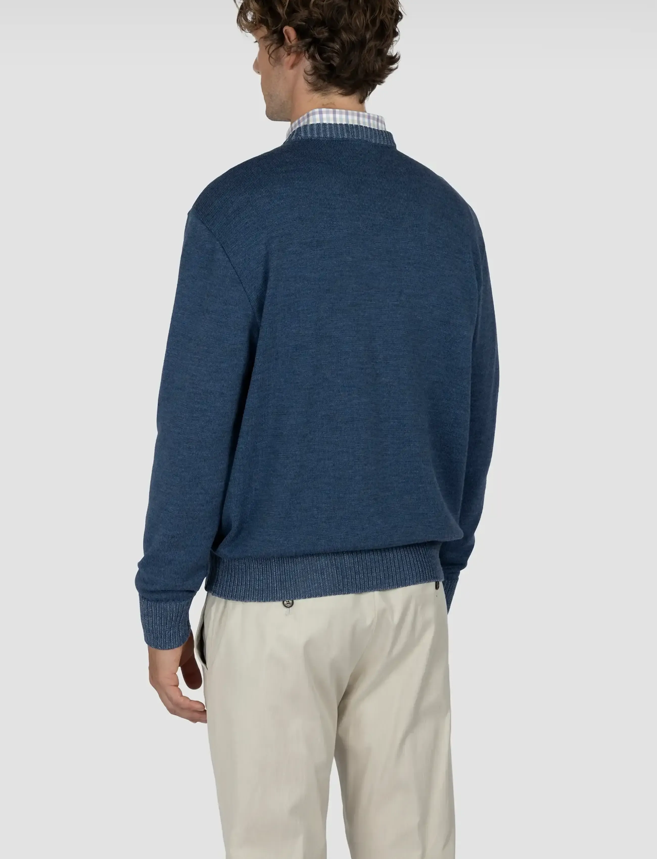 PAUL & SHARK Men's Knitted Wool Roundneck Sweater stickade tröjor – bild 4