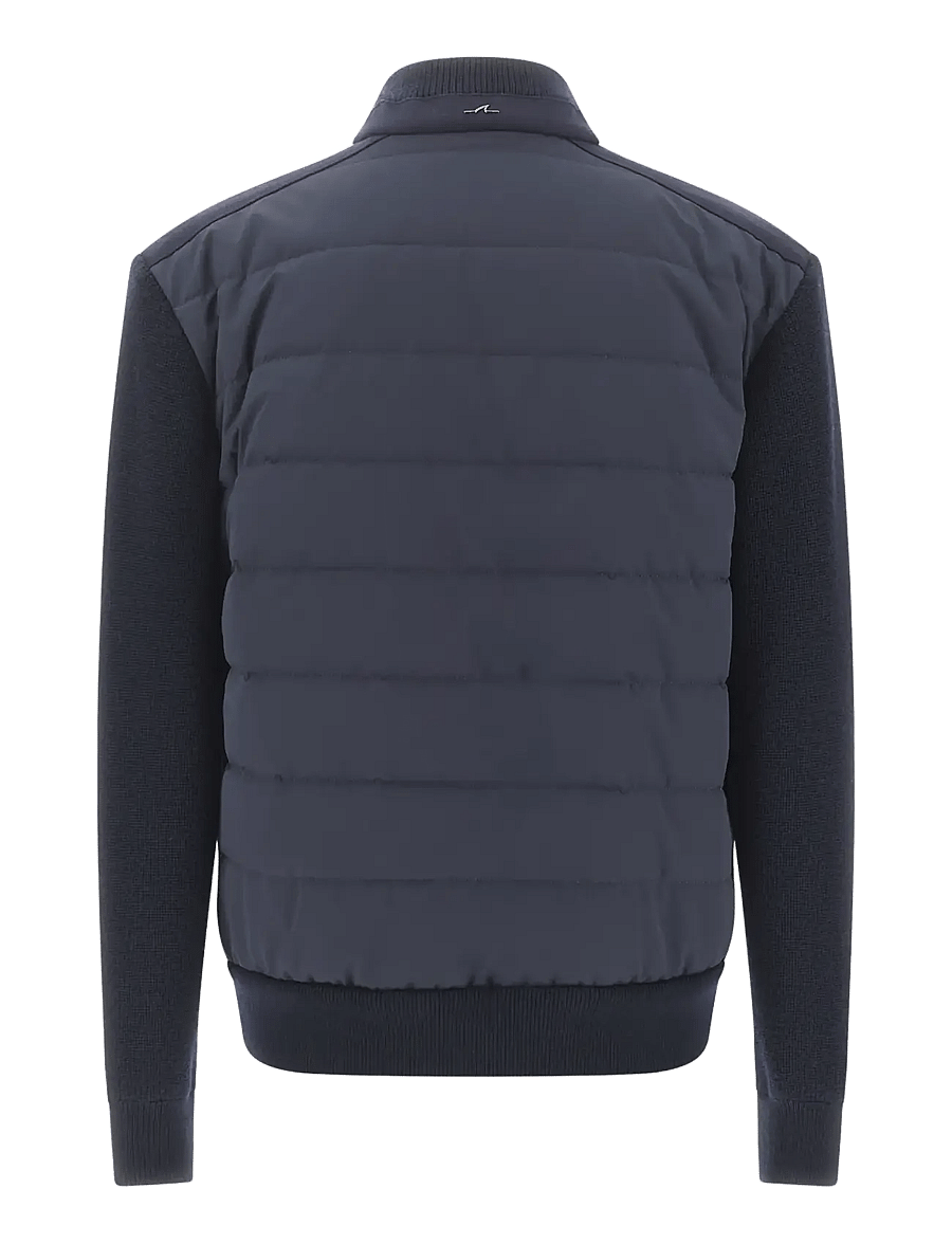 Paul & Shark - MEN'S KNITTED WOOL ZIPPED SWEATER - hybridjakker - blue - 2