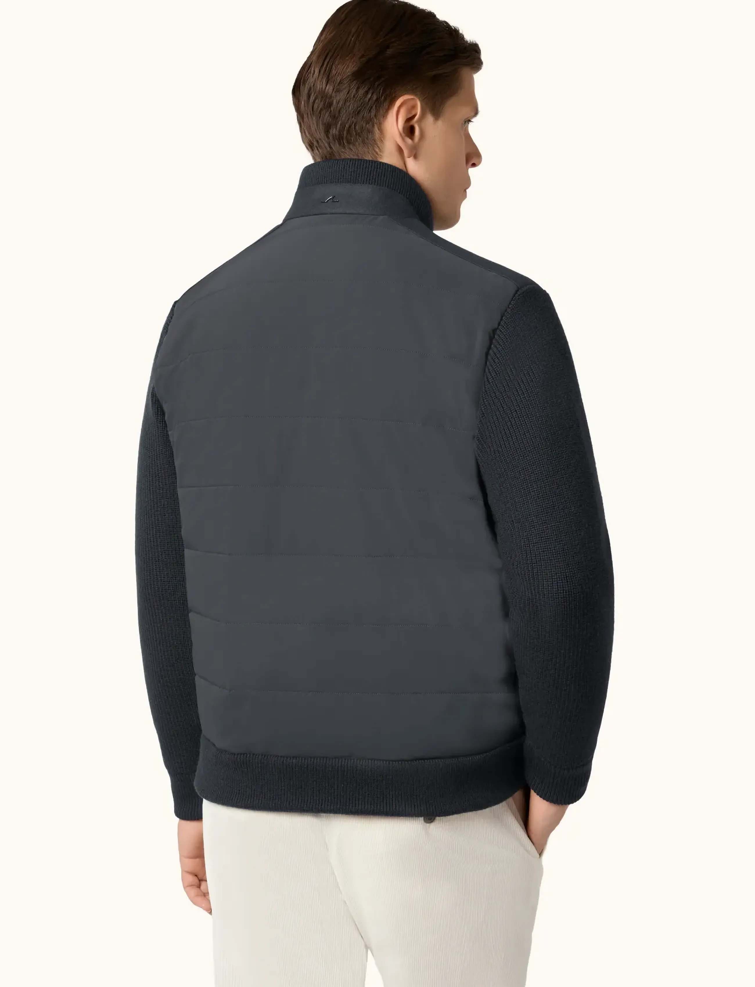 Paul & Shark - MEN'S KNITTED WOOL ZIPPED SWEATER - blue - 4