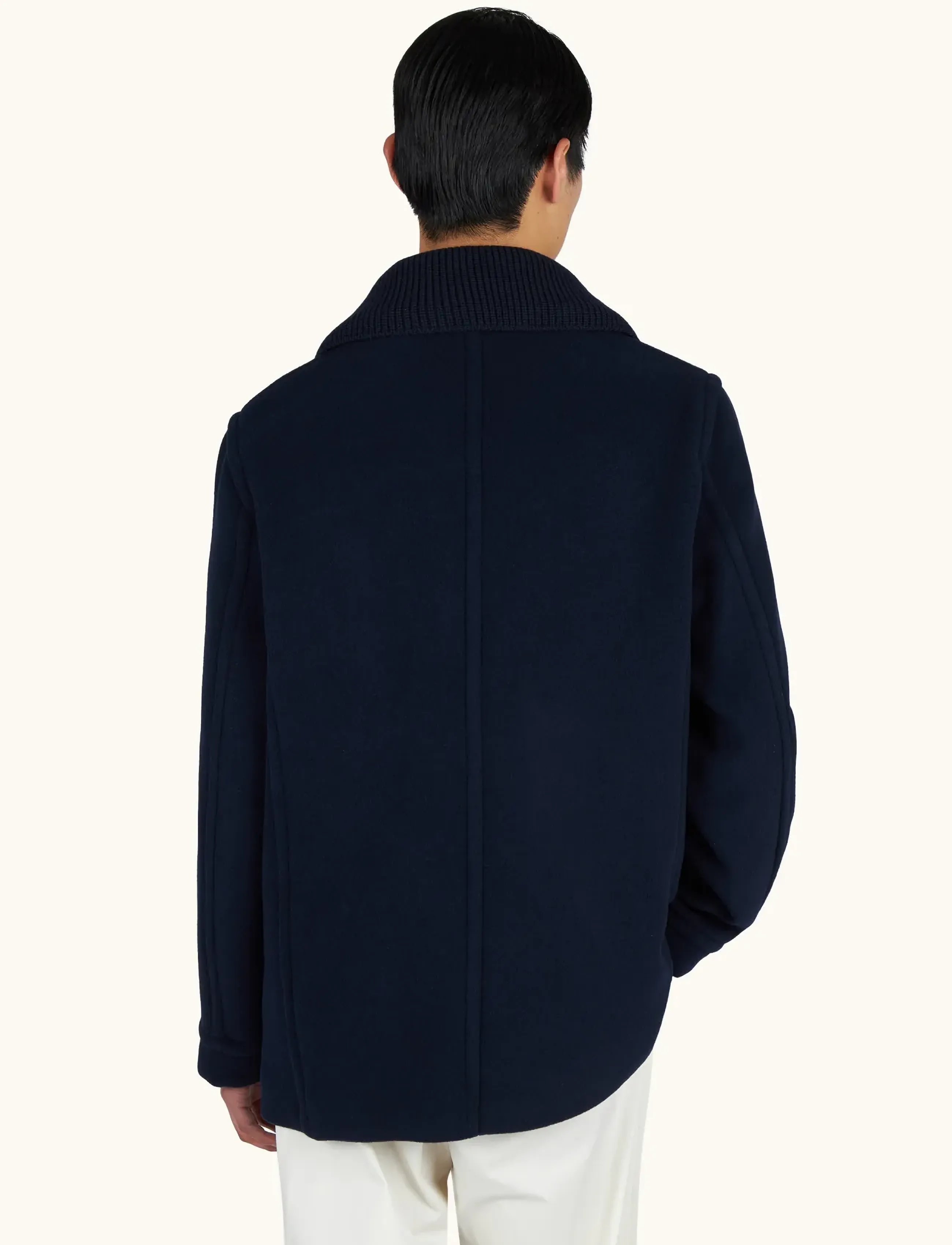 Paul & Shark - MAN'S PEACOAT C.W. WOOL - blue navy - 5