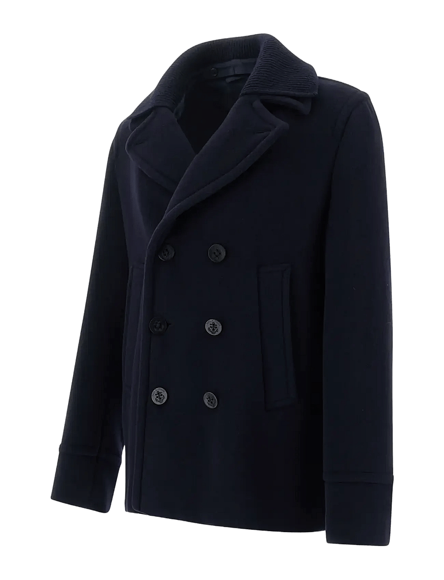 Paul & Shark - MAN'S PEACOAT C.W. WOOL - winter jackets - blue navy - 3