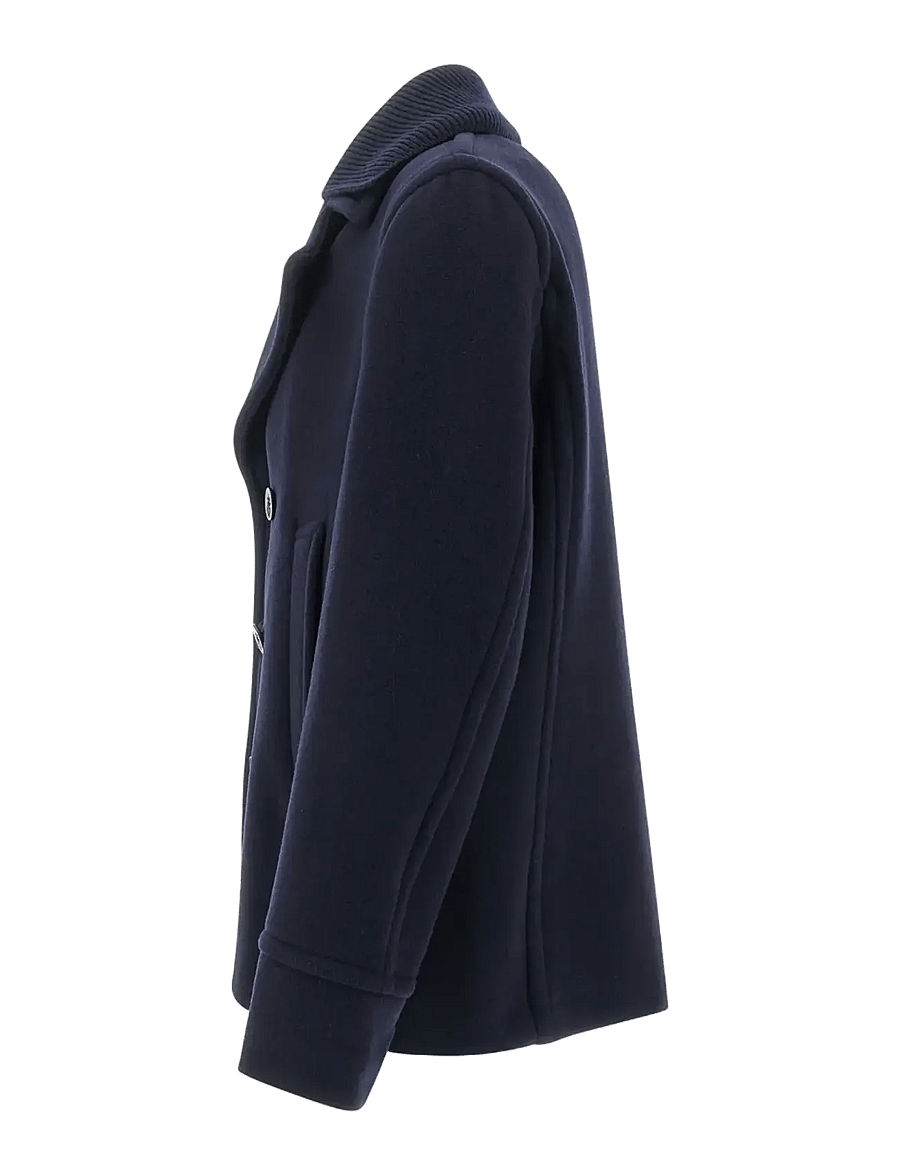 Paul & Shark - MAN'S PEACOAT C.W. WOOL - winter jackets - blue navy - 4