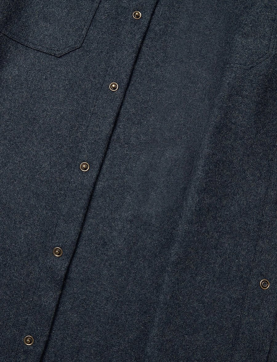 Paul & Shark - MEN'S WOVEN WOOLLEN OVERSHIRT - shop by occasion - iron blue - 3