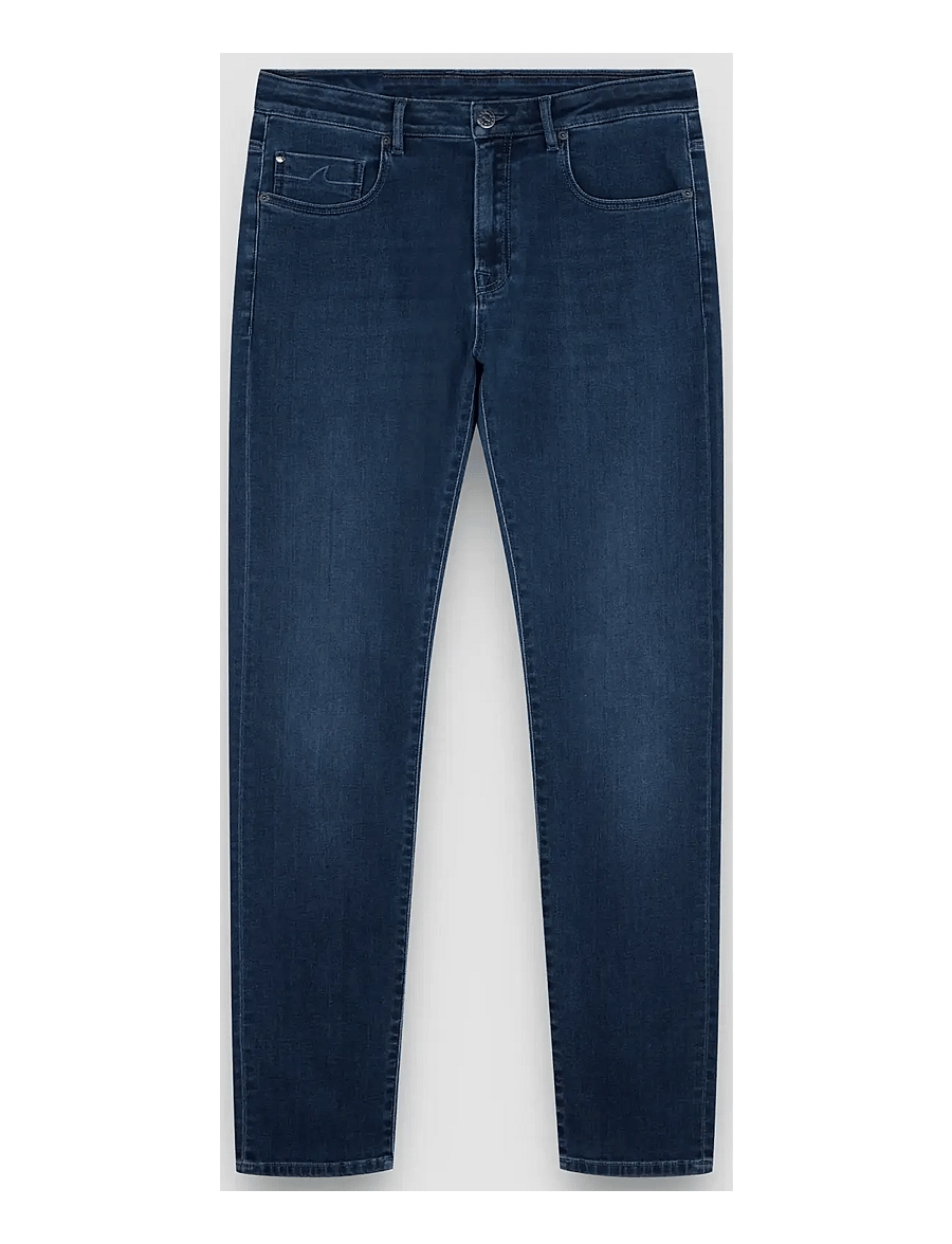 Paul & Shark - MEN'S COMFORT JEANS RIVET FIVE POCKETS - normale jeans - deep blue denim - 1