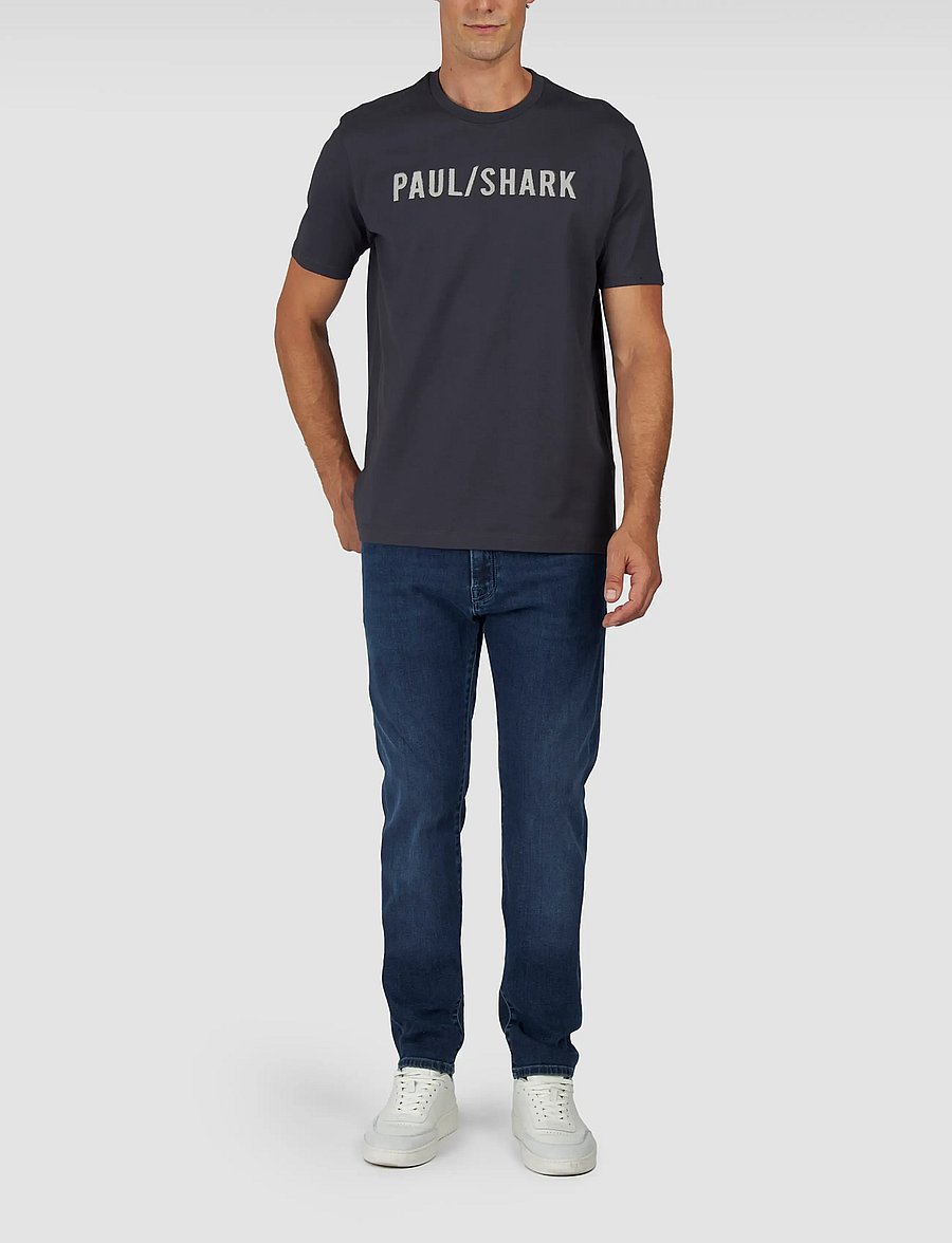 Paul & Shark - MEN'S COMFORT JEANS RIVET FIVE POCKETS - normale jeans - deep blue denim - 0