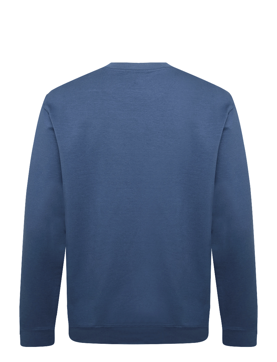 Paul & Shark - MEN'S KNITTED ROUNDNECK C.W. COTTON NYLON - round necks - cadet blue - 1