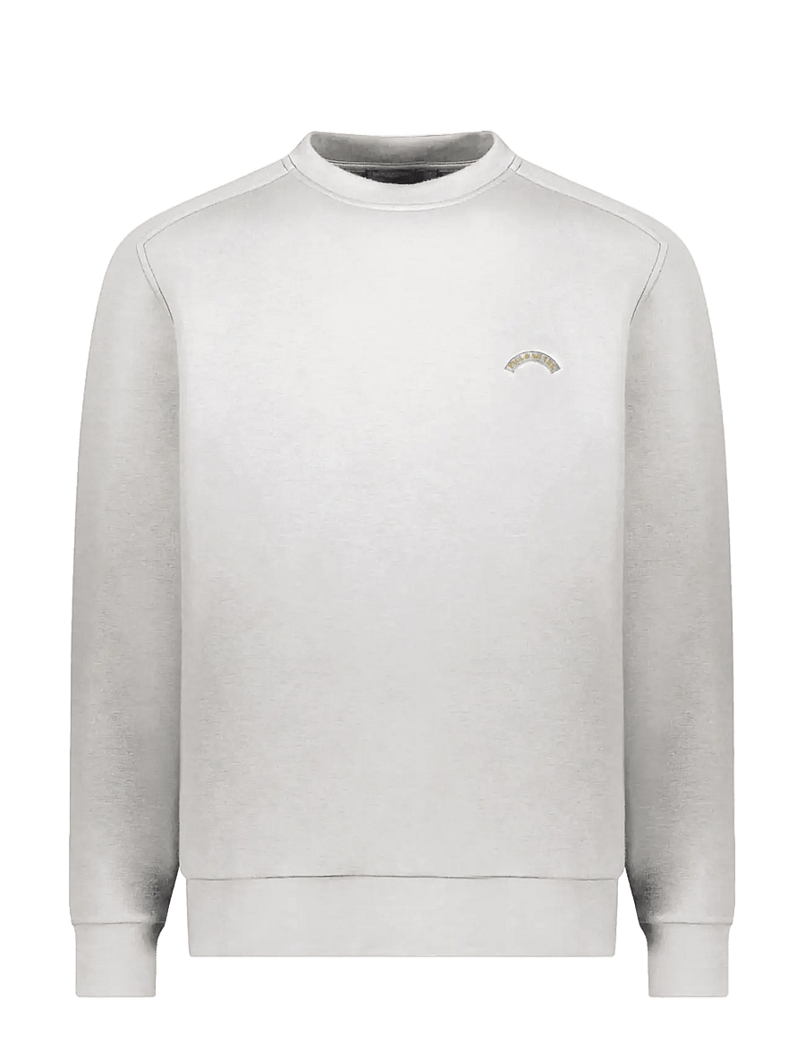 Paul & Shark - MEN'S KNITTED ROUNDNECK C.W. COTTON NYLON - rundhals - snow white - 0