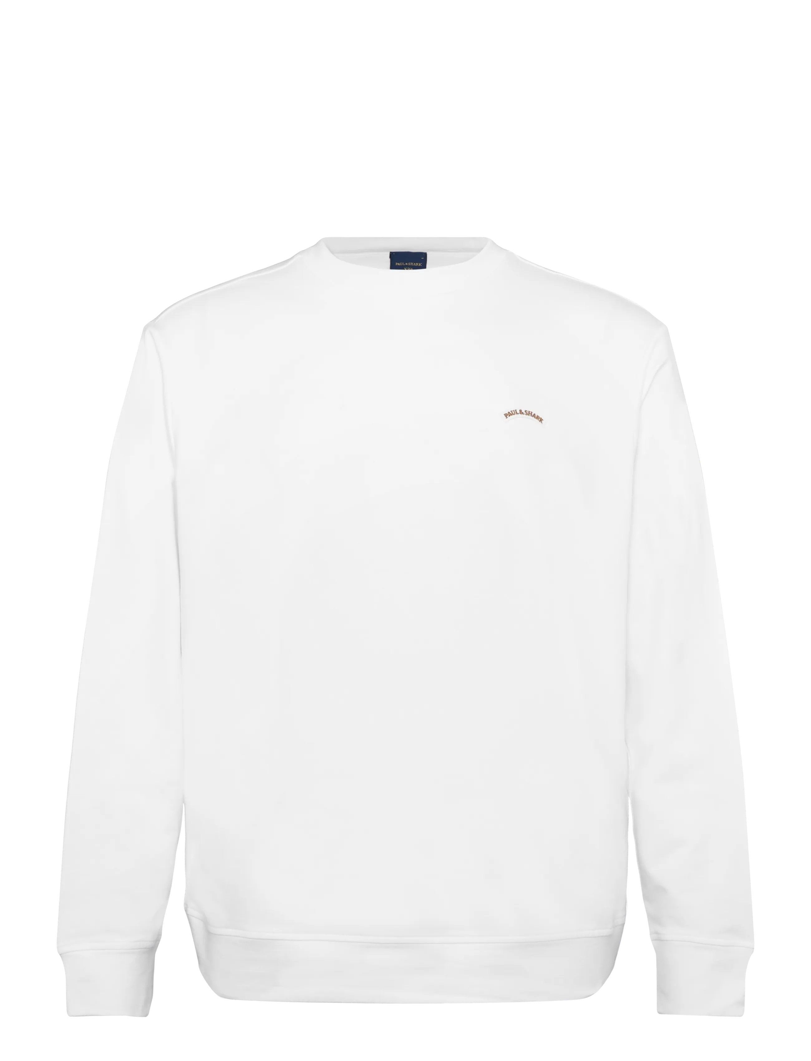 Paul & Shark MEN'S KNITTED ROUNDNECK C.W. COTTON NYLON - Tøj - SNOW WHITE / white