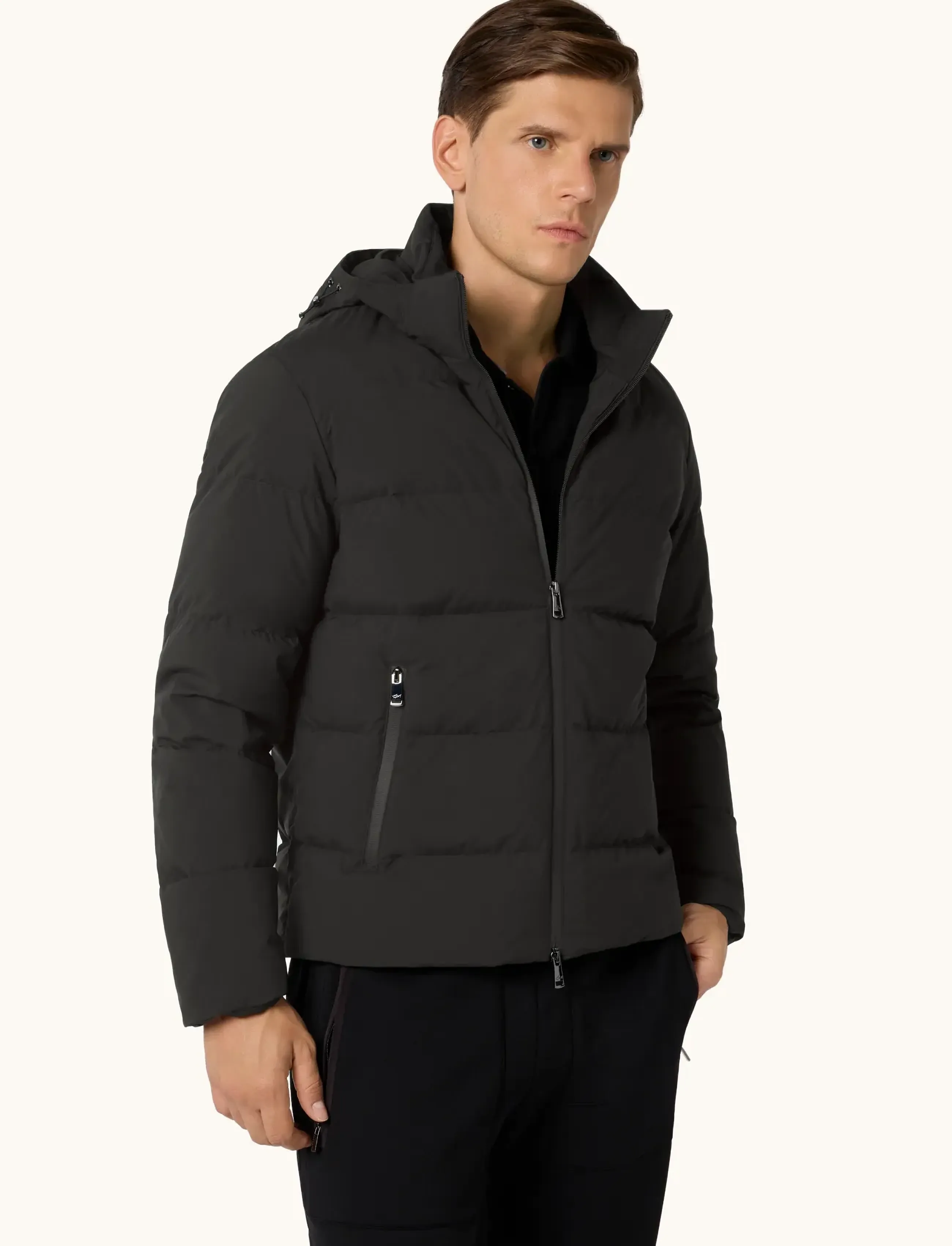 Paul & Shark - Paul & Shark MEN'S WOVEN JACKET - vinterjakker - black - 3