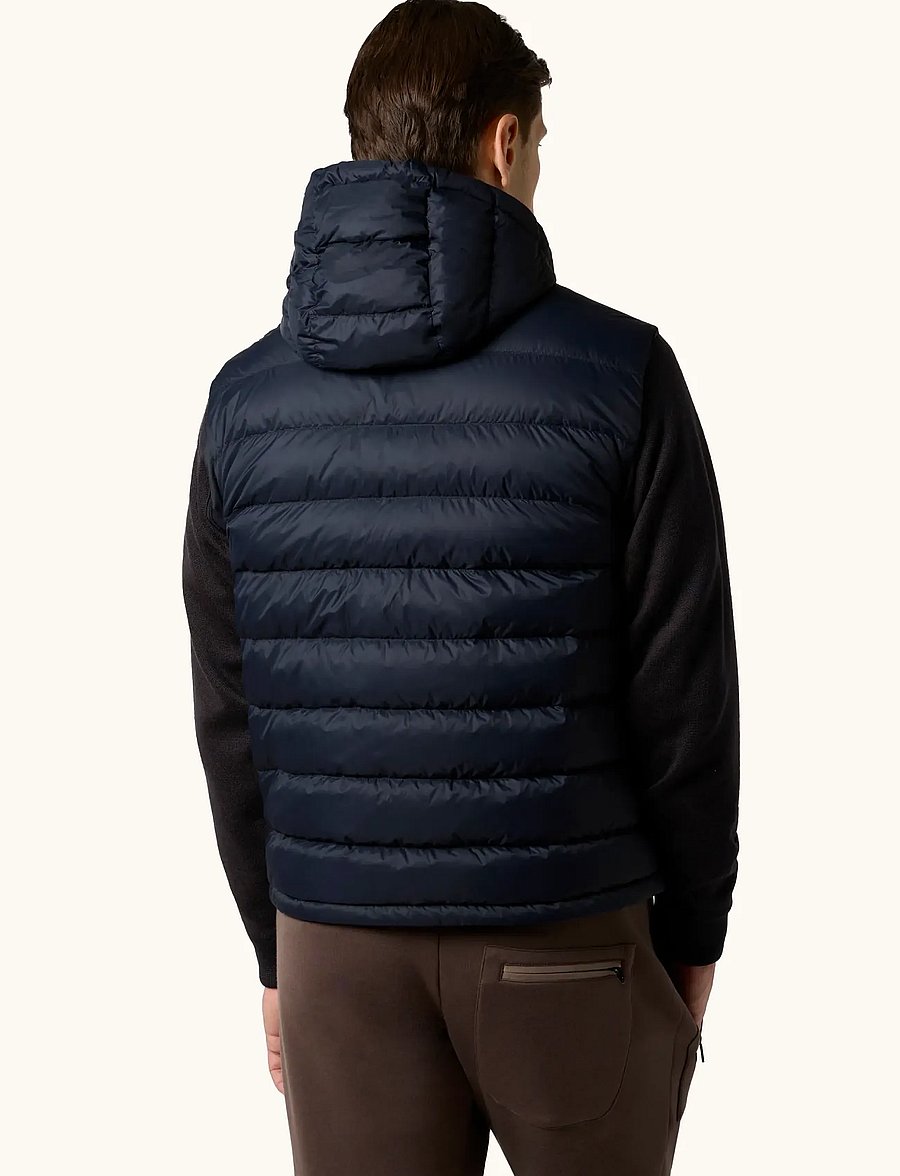 Paul & Shark - MEN'S WOVEN HYBRID JACKET - hybrid jackets - blue - 4
