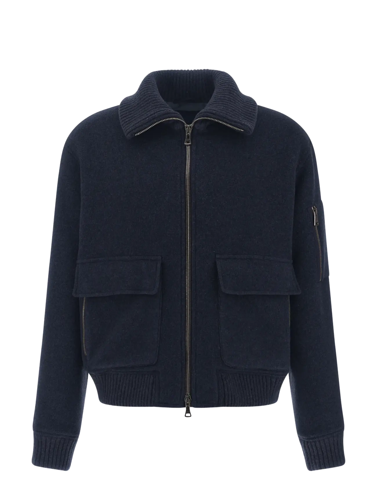Paul & Shark MEN'S BOMBER C.W. WOOL - Shop efter anledning - BLUE / navy