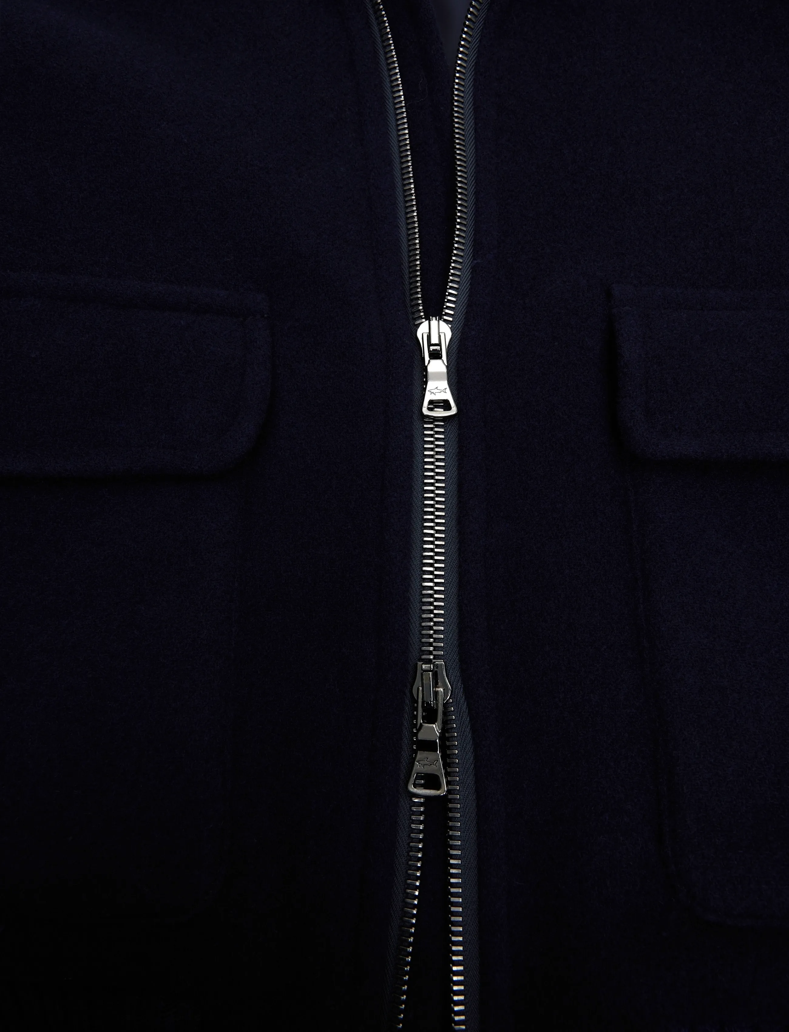 Paul & Shark - MEN'S BOMBER C.W. WOOL - jacken - blue - 3