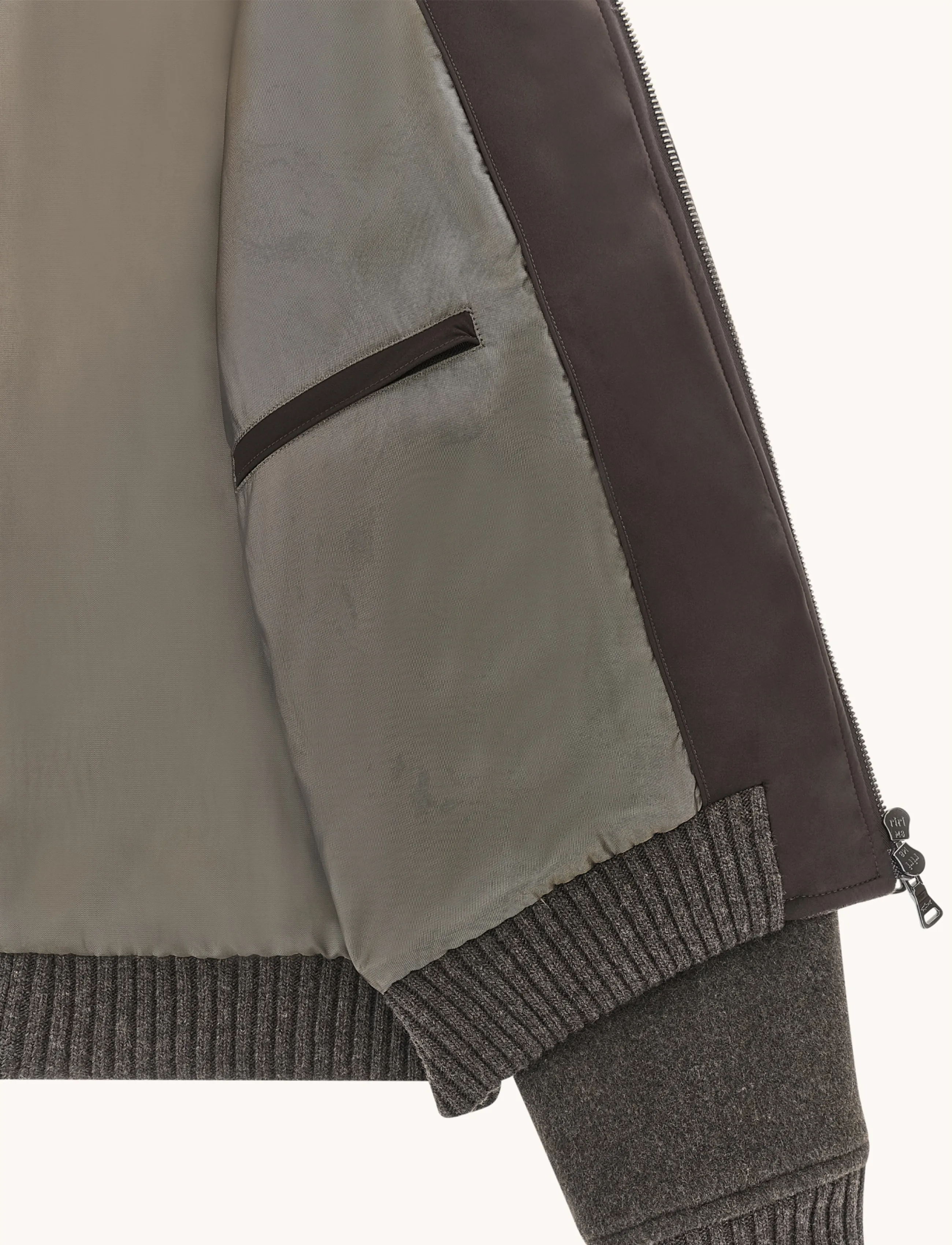 Paul & Shark - MEN'S BOMBER C.W. WOOL - brown - 5