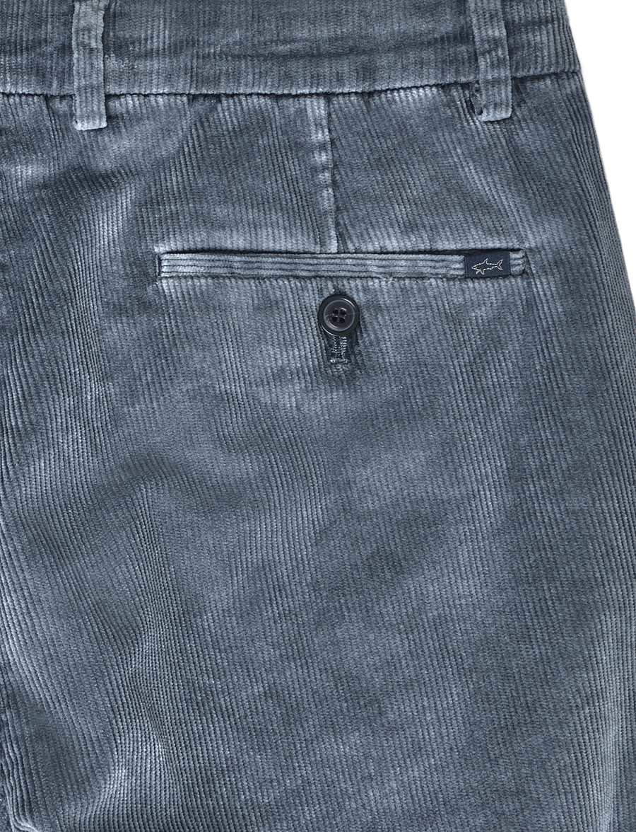 Paul & Shark - MEN'S WOVEN CHINO TROUSERS - chinos - iron blue - 4