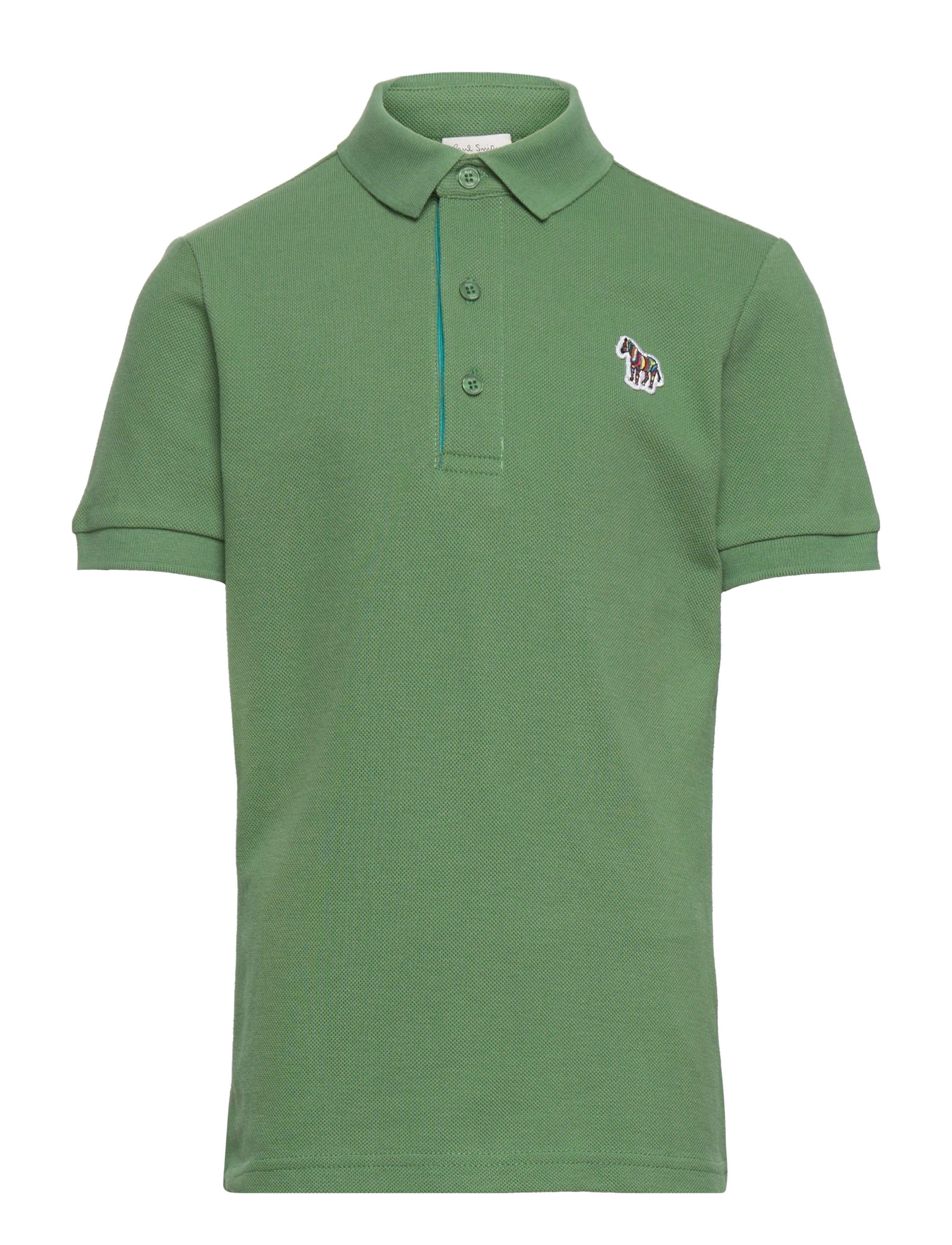 Paul Smith Junior - Short Sleeve Polo - khaki - 0