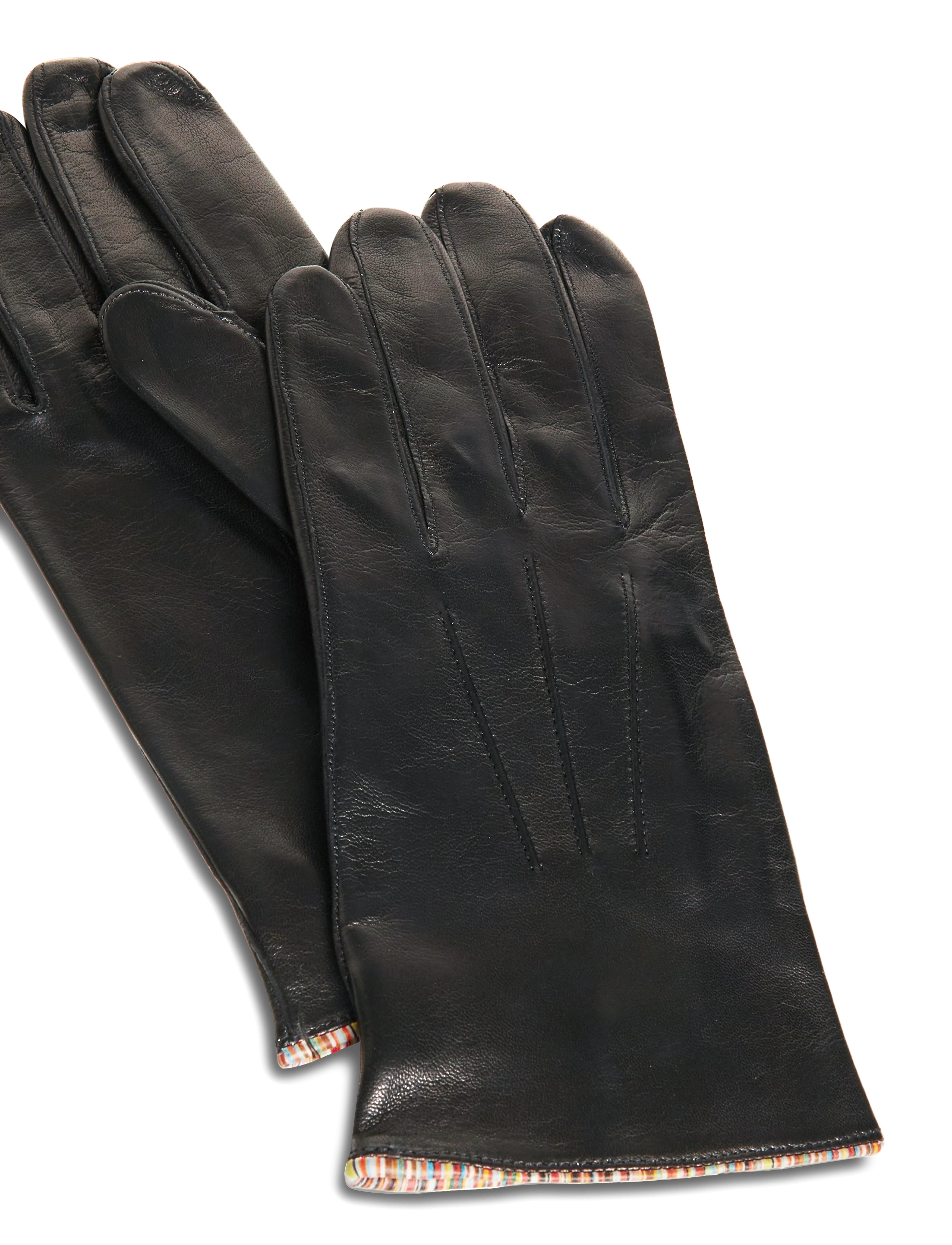 PS Paul Smith - MEN GLOVE STRIPED PIPING - shop etter anledning - black - 1