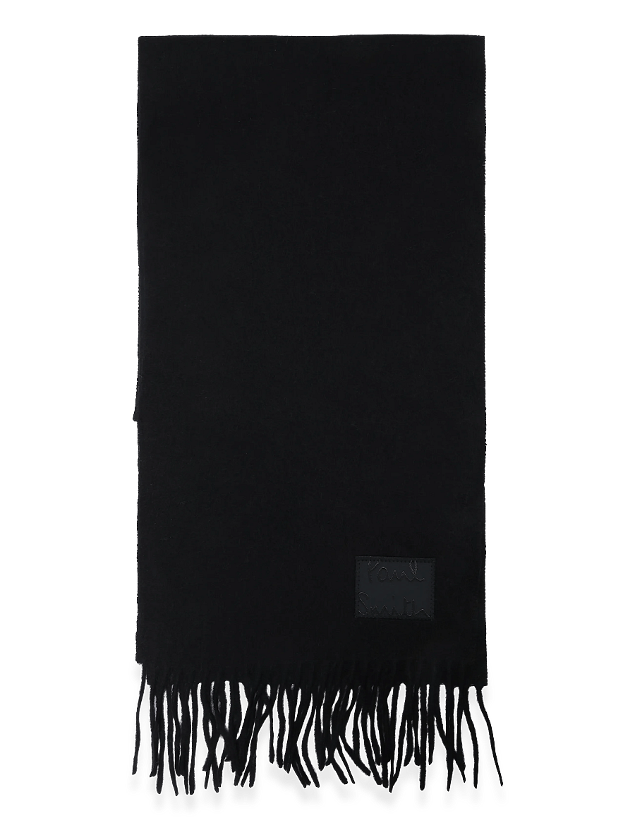 PS Paul Smith - MEN SCARF PLAIN CASHMERE - halstørklæder - black - 0