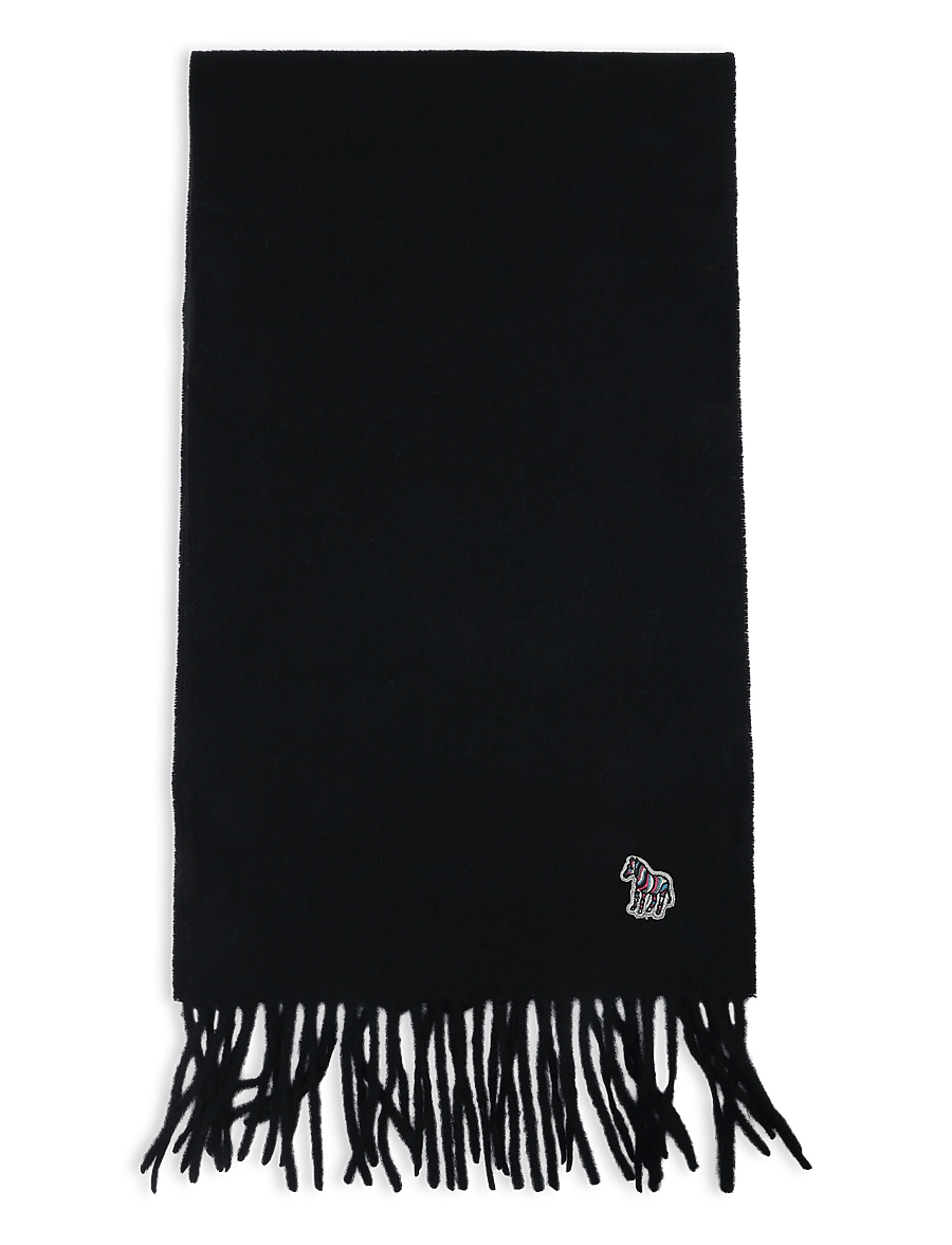 PS Paul Smith - MEN SCARF ZEBRA - halstørklæder - black - 0
