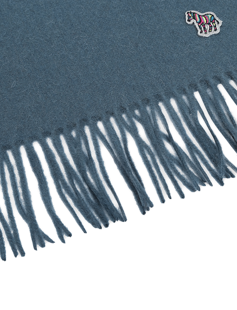PS Paul Smith - MEN SCARF ZEBRA - halstørklæder - greyish blue - 2