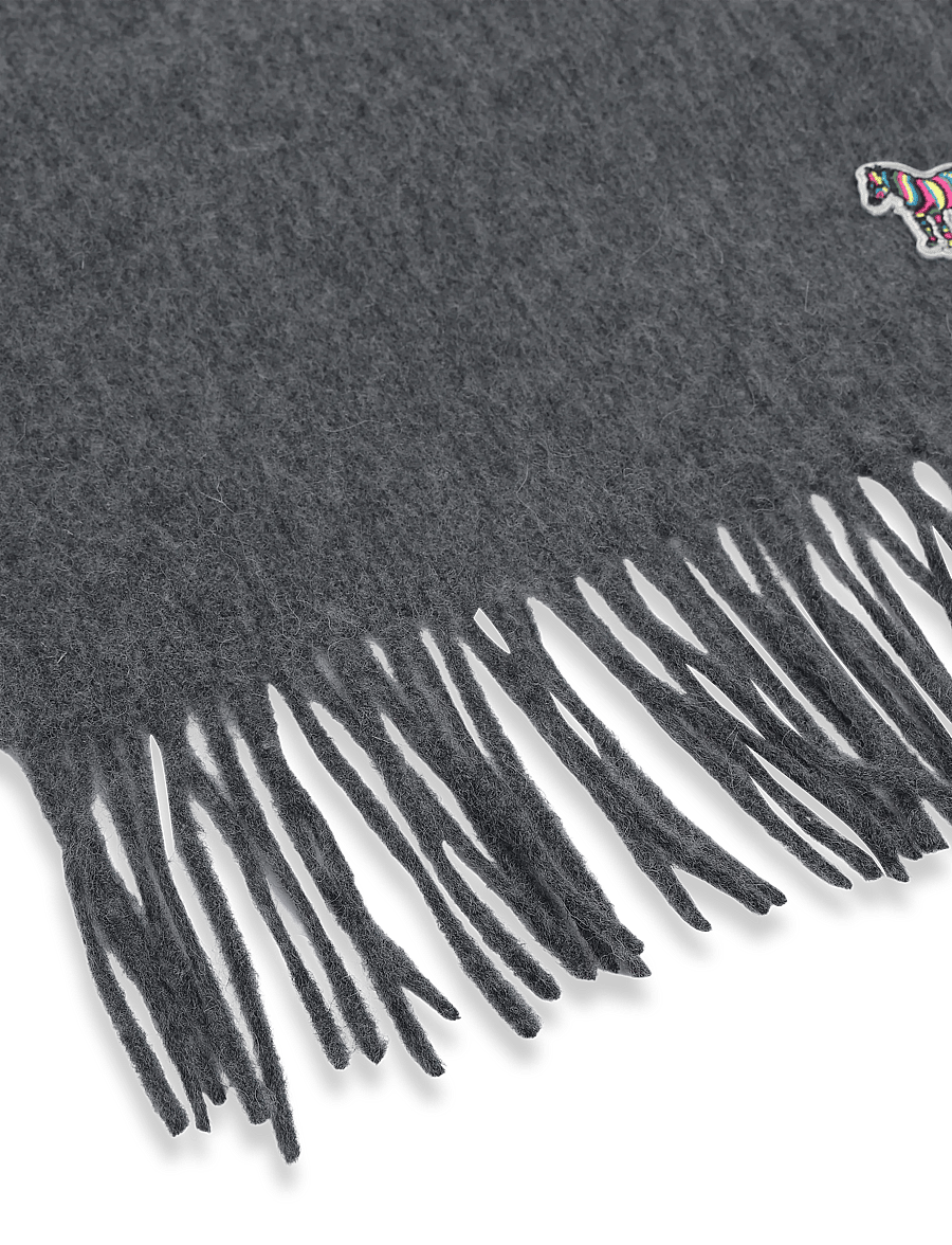 PS Paul Smith - MEN SCARF ZEBRA - halstørklæder - slate - 2