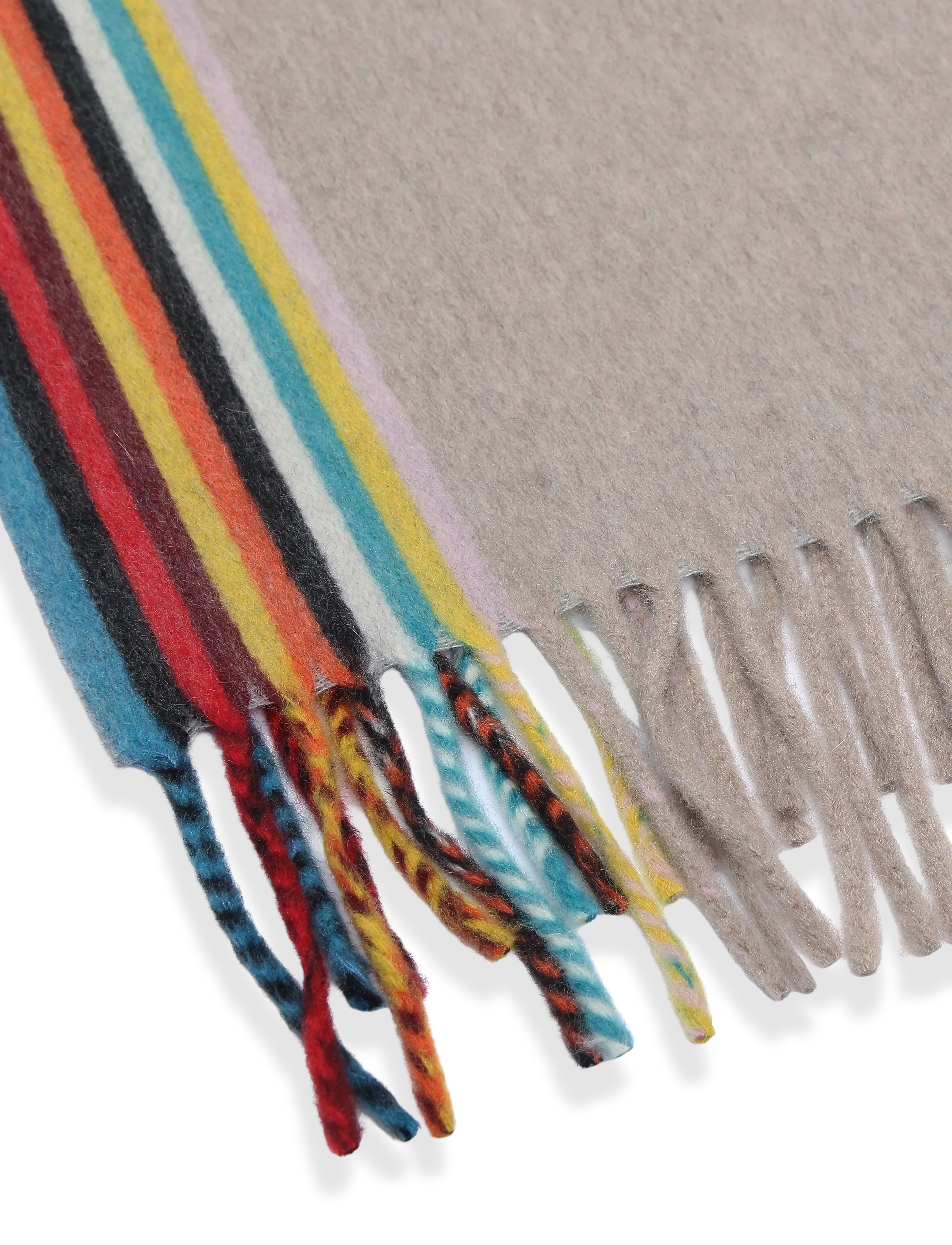 PS Paul Smith - MEN SCARF SIG WOVEN EDGE - tan - 2