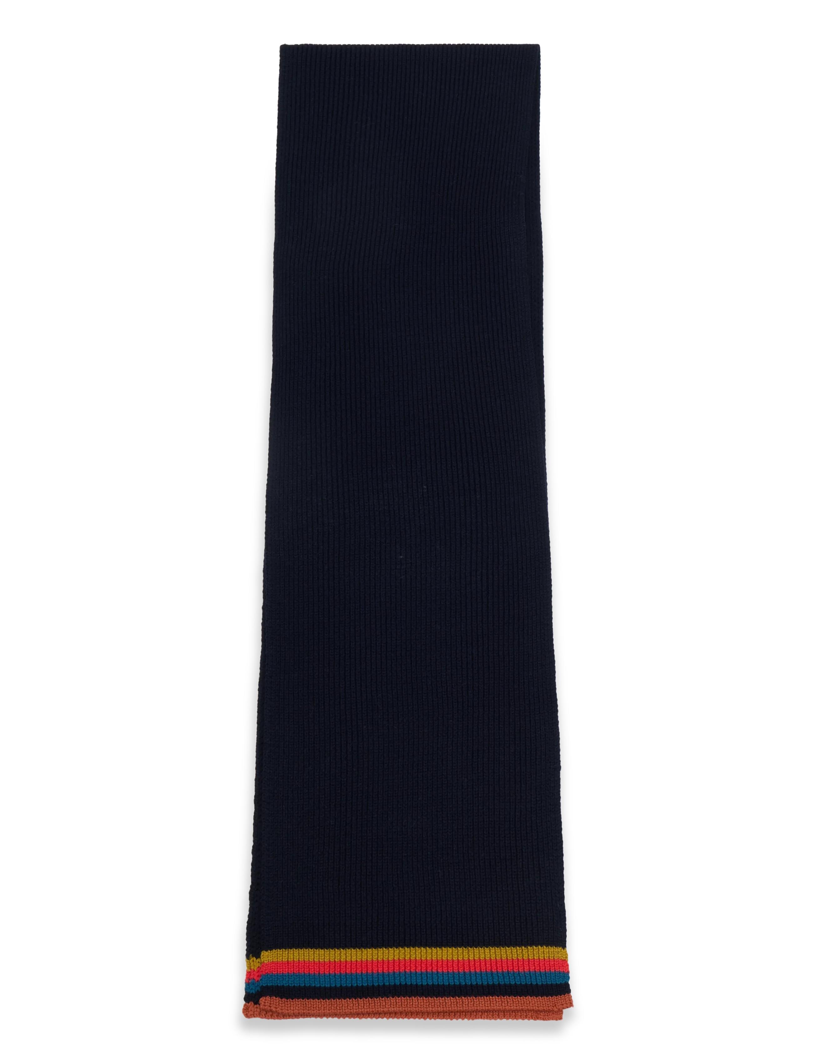PS Paul Smith - MEN SCARF ARTIST RIB - winter scarves - navy - 1