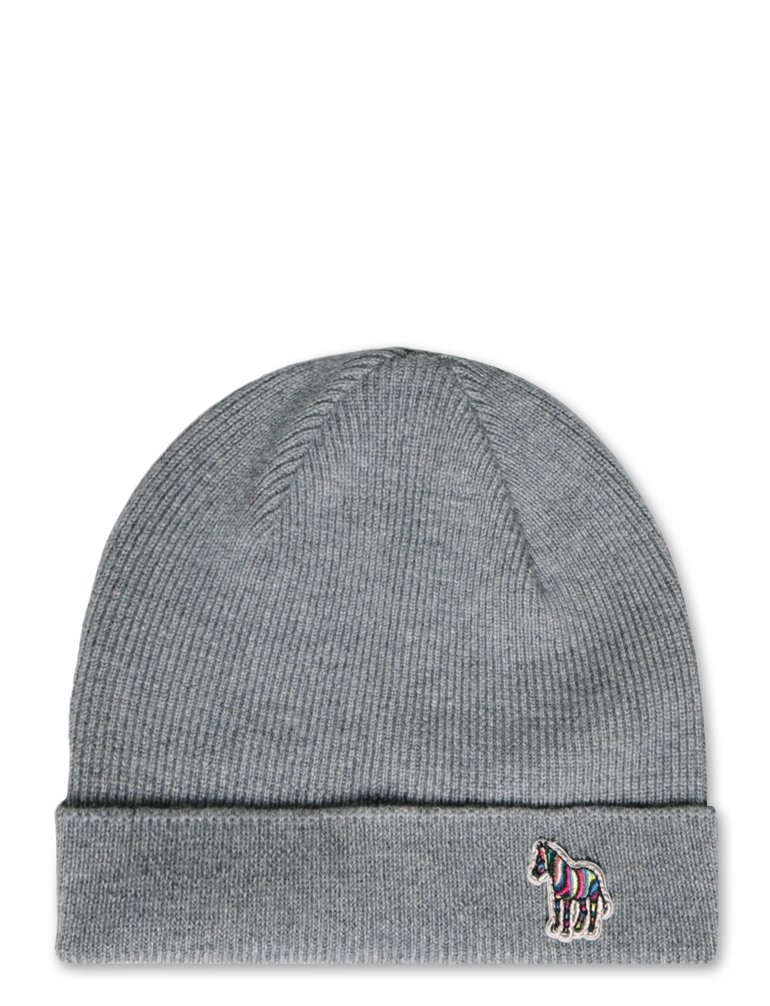 PS Paul Smith MEN HAT BEANIE ZEBRA - Accessoires - 76A_SLATE / grey