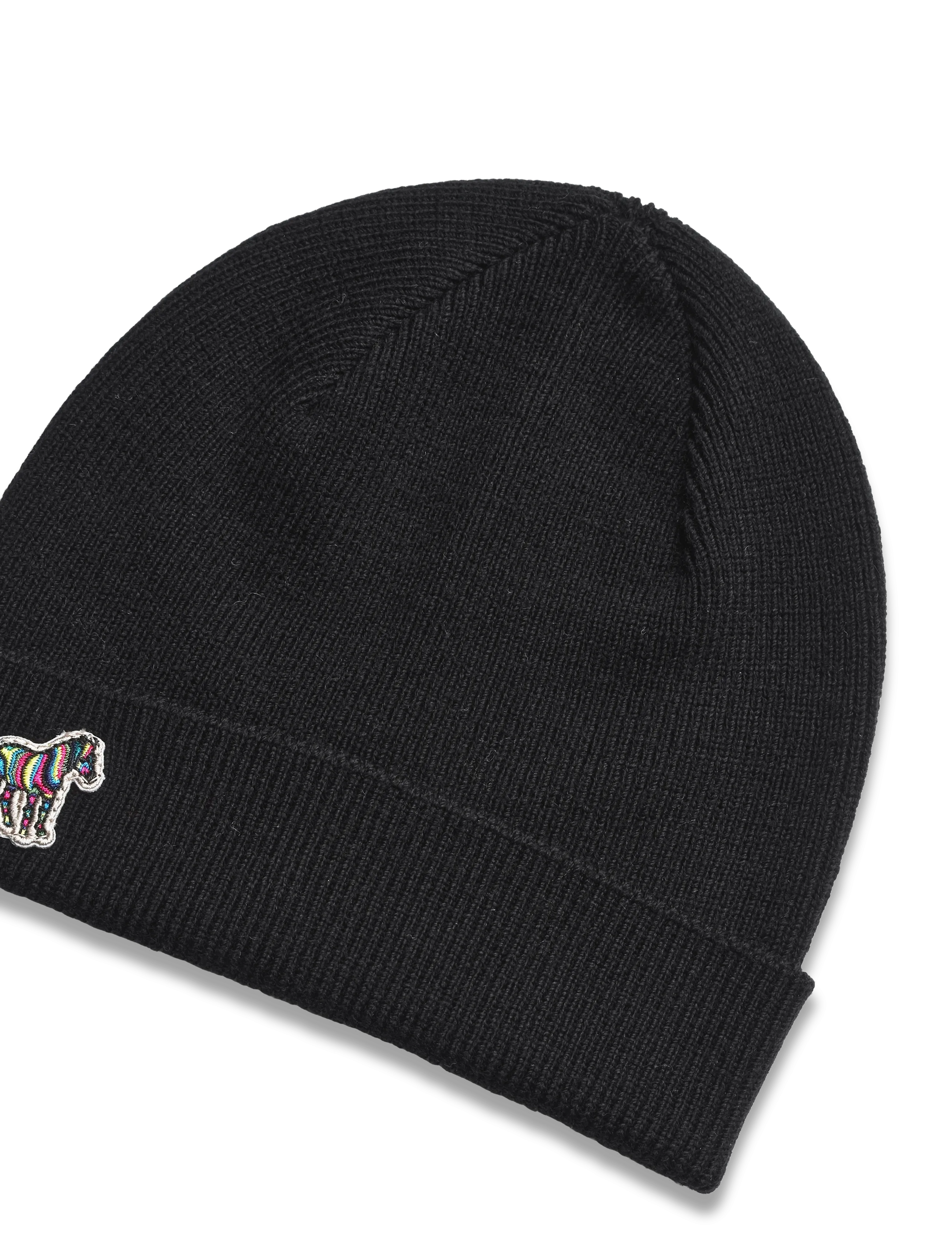 PS Paul Smith - MEN HAT BEANIE ZEBRA - nach anlass kaufen - 79a_black - 2