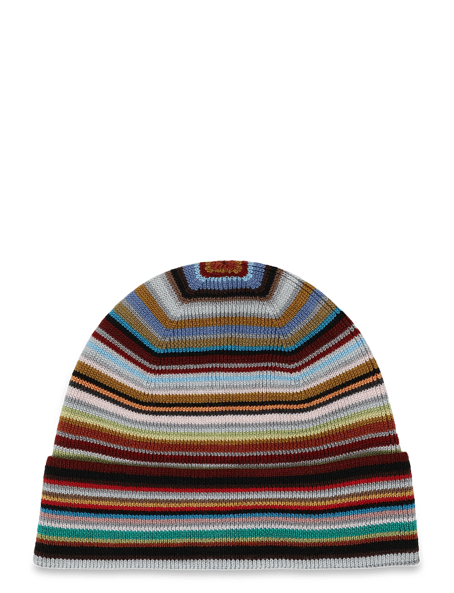 PS Paul Smith - MEN HAT BEANIE SIGNTR STRP - nach anlass kaufen - 92_multi coloured - 0
