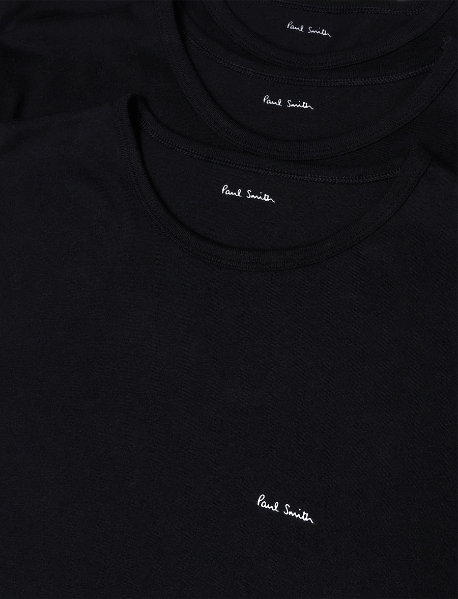 PS Paul Smith - MEN T SHIRT 3 PACK - pyjamaoberteile - 79_black - 2