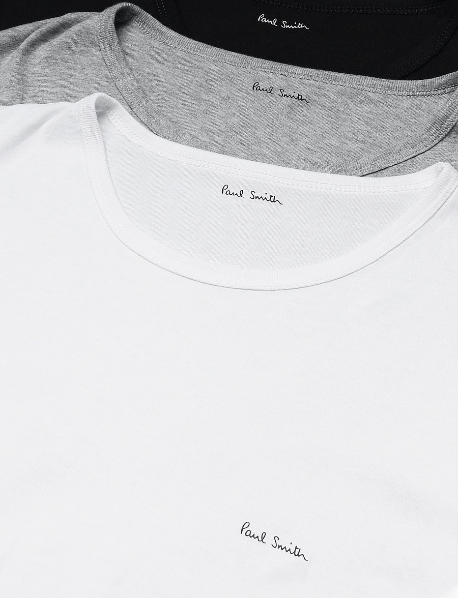 PS Paul Smith - MEN T SHIRT 3 PACK - shoppa efter tillfälle - mixed plate 1 - 2