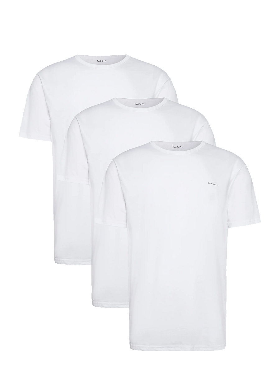PS Paul Smith - MEN T SHIRT 3 PACK - shoppa efter tillfälle - white - 0