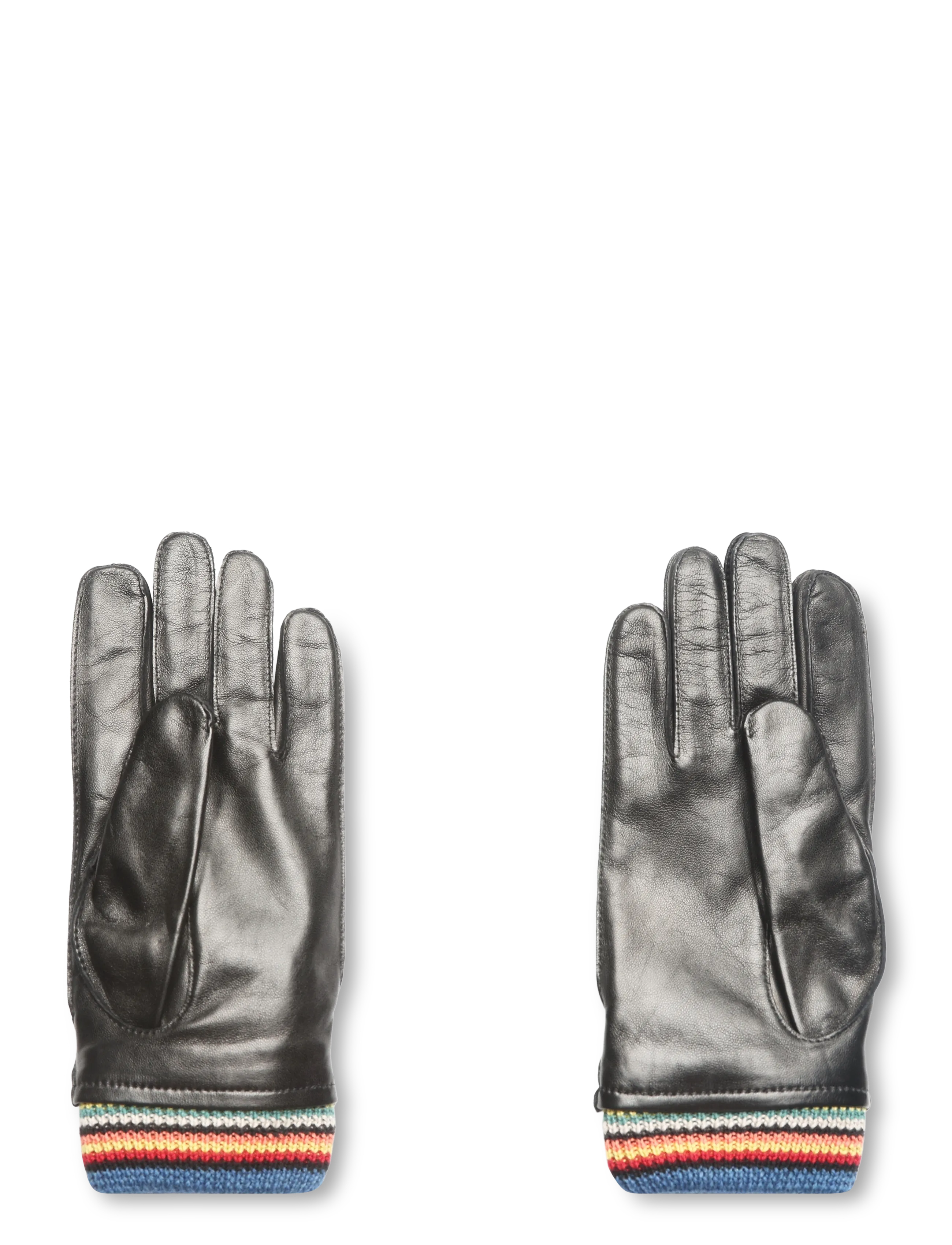 PS Paul Smith - MEN GLOVE SIG STRIPE CUFF - nach anlass kaufen - 79_black - 1