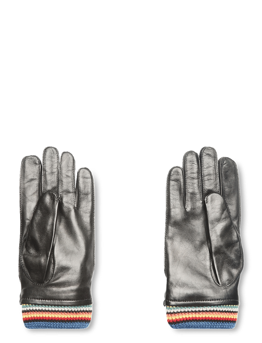 PS Paul Smith - MEN GLOVE SIG STRIPE CUFF - nach anlass kaufen - 79_black - 1