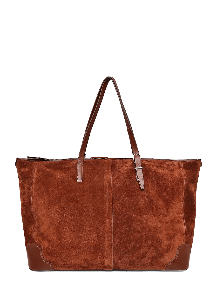 PS Paul Smith - MEN BAG DUFFLE HOLDALL - duffelväskor - brown - 0