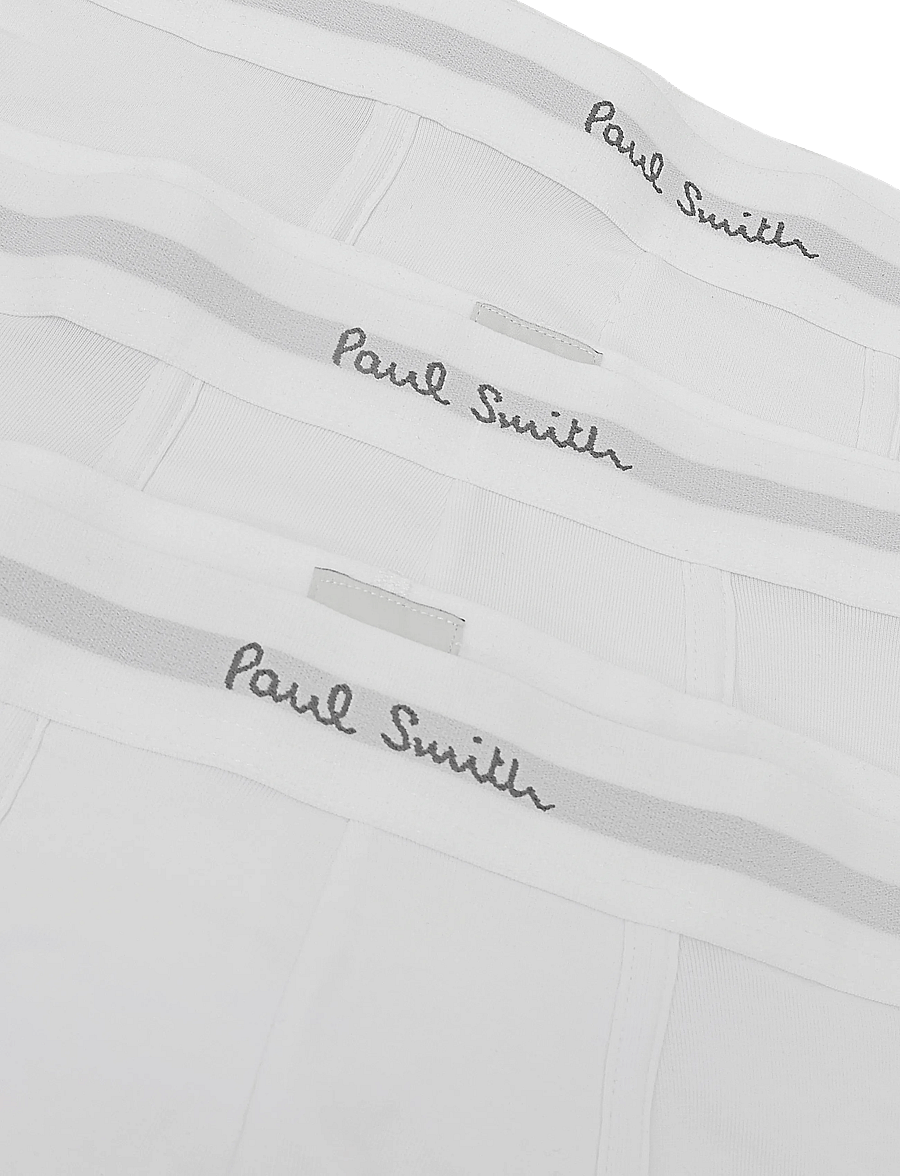 PS Paul Smith - MEN TRUNK 3 PACK PLAIN - multipakk aluspüksid - 01_white - 2